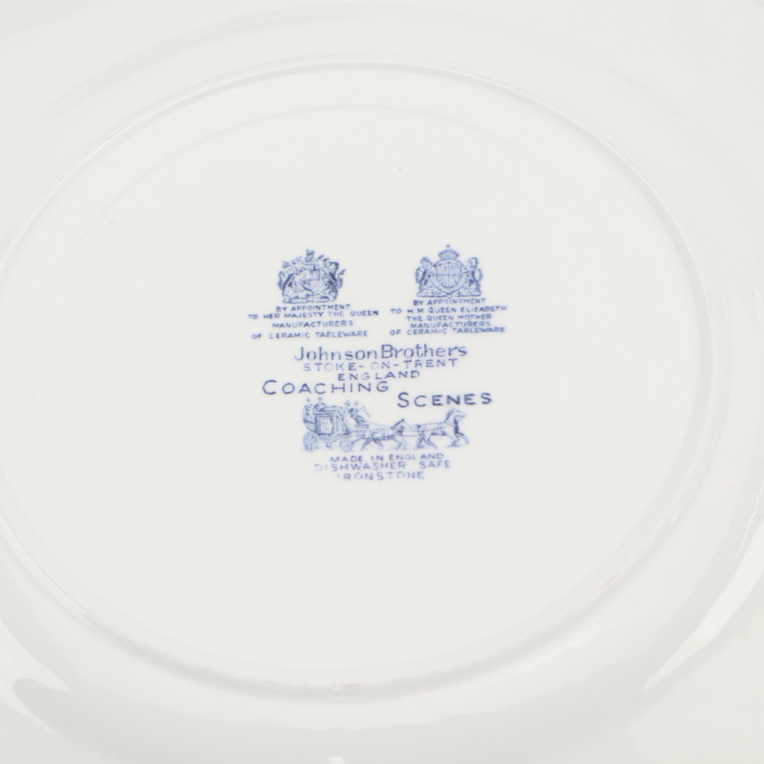 Johnson Brothers "Coaching Scenes" Ironstone Dinnerware