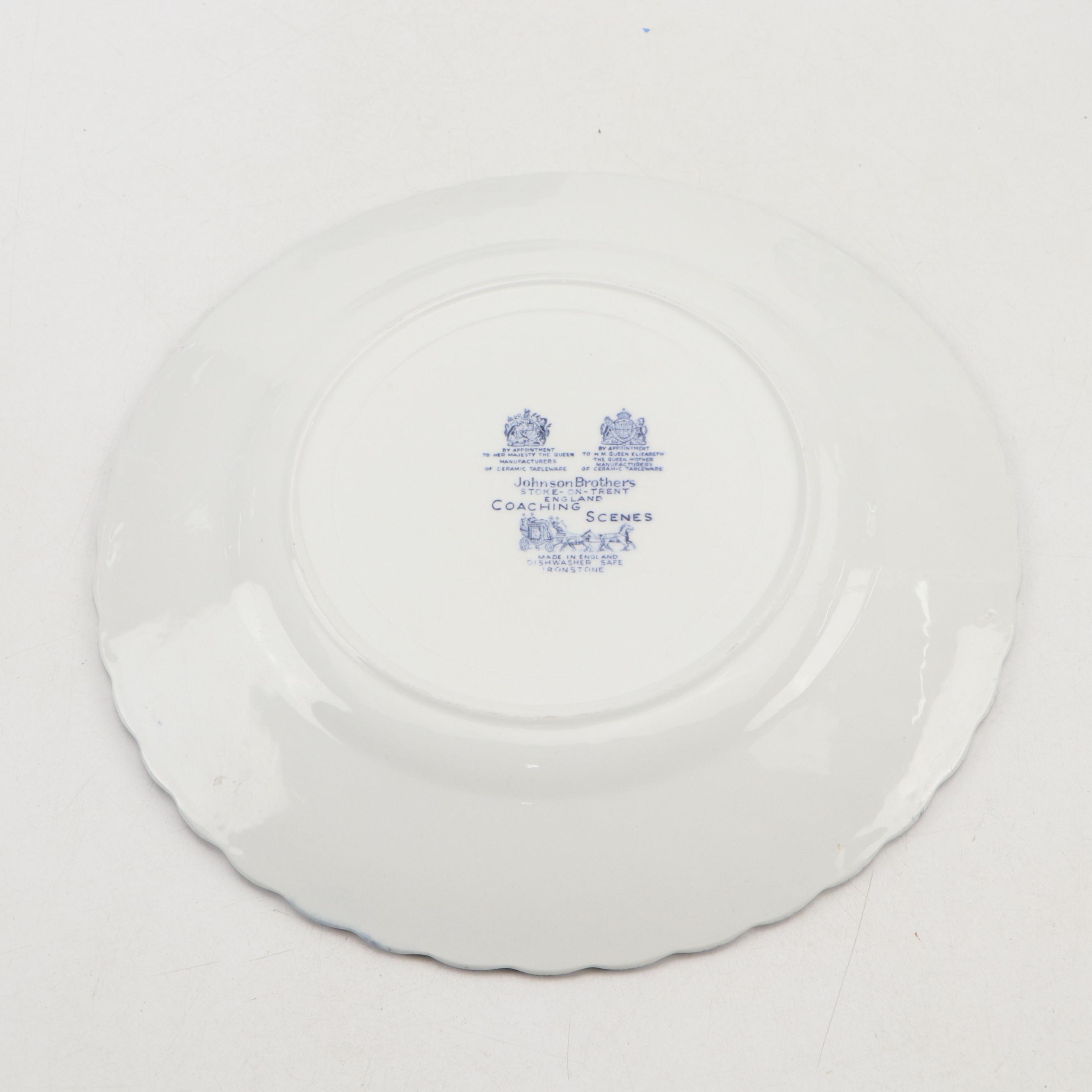 Johnson Brothers "Coaching Scenes" Ironstone Dinnerware