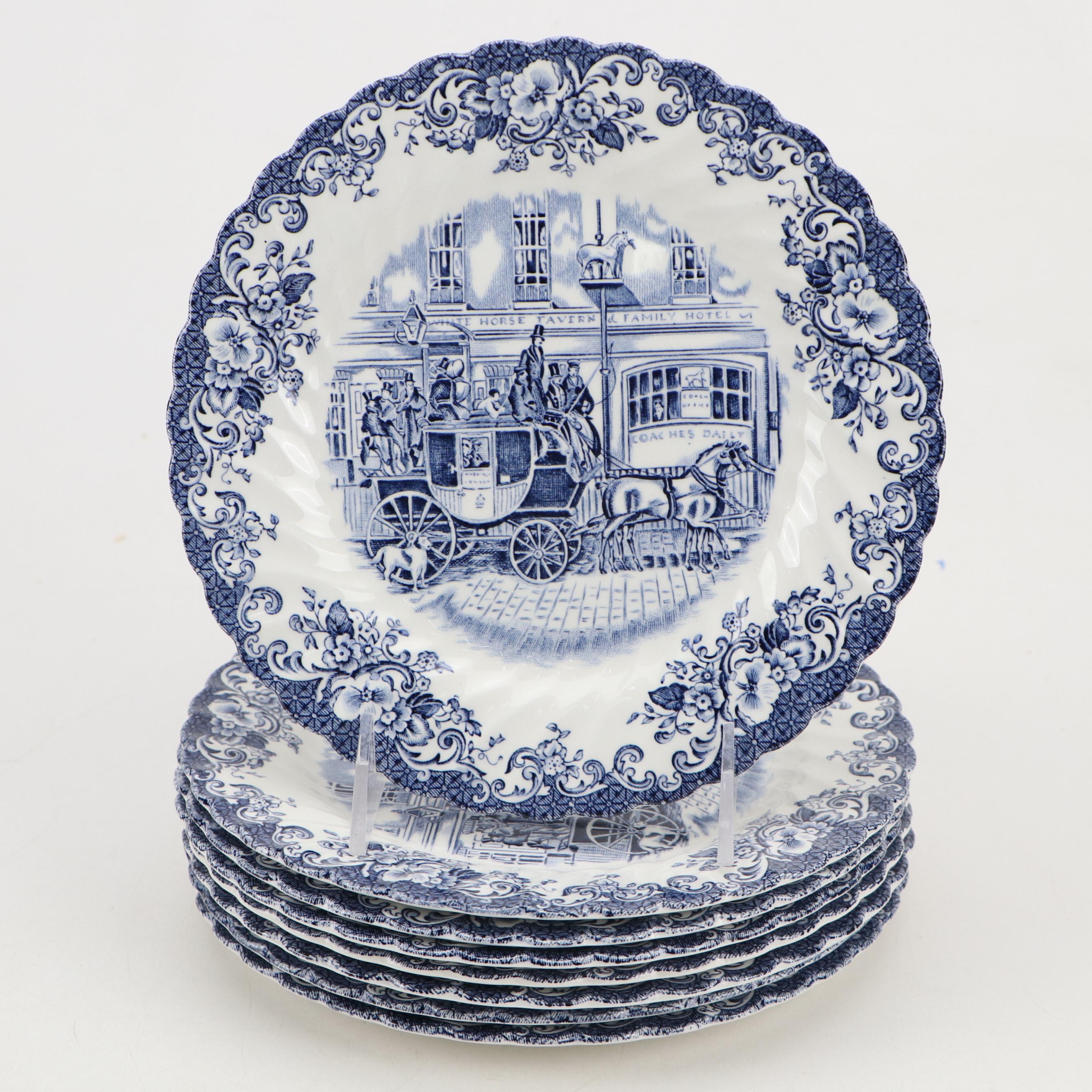 Johnson Brothers "Coaching Scenes" Ironstone Dinnerware