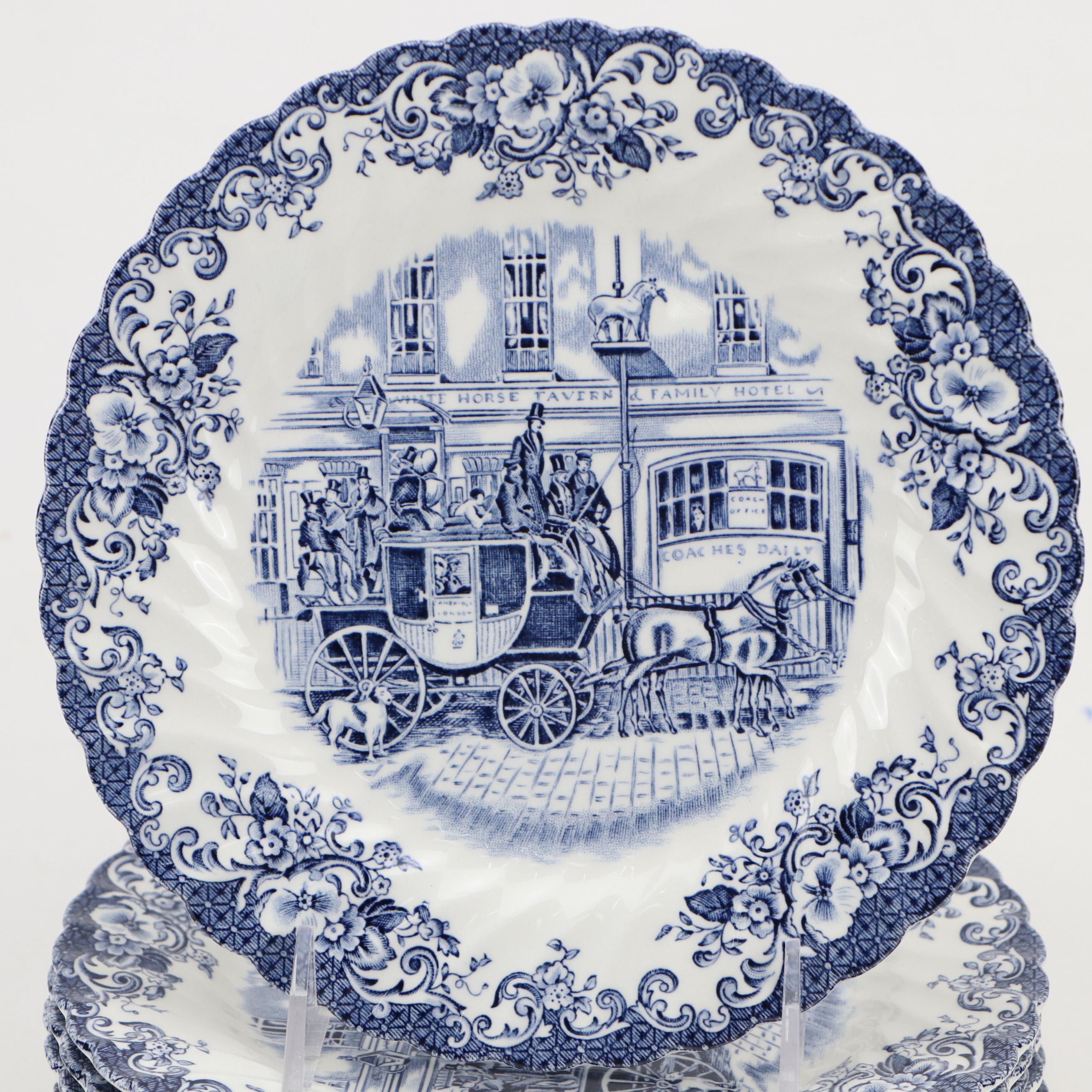 Johnson Brothers "Coaching Scenes" Ironstone Dinnerware