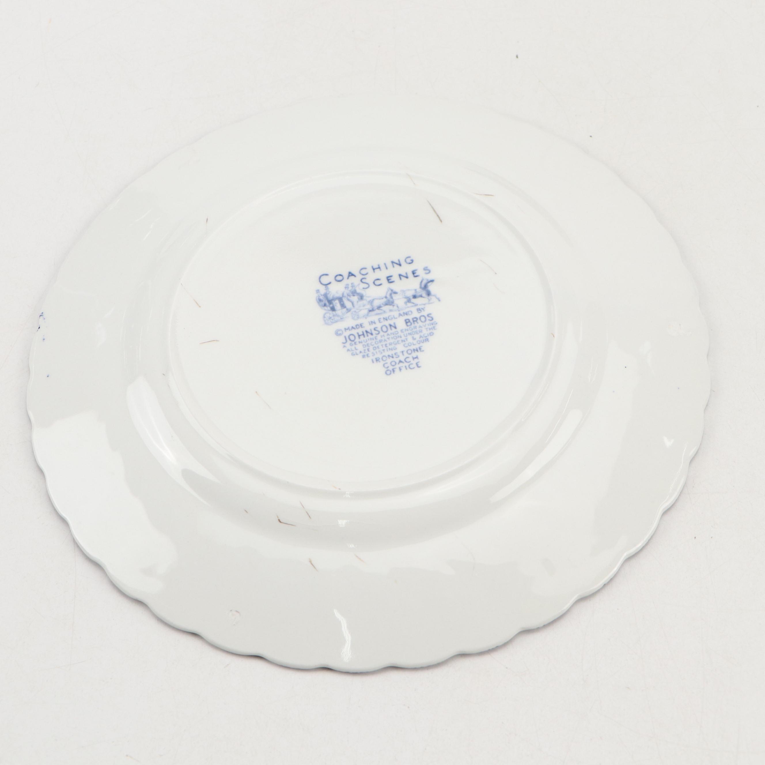 Johnson Brothers "Coaching Scenes" Ironstone Dinnerware