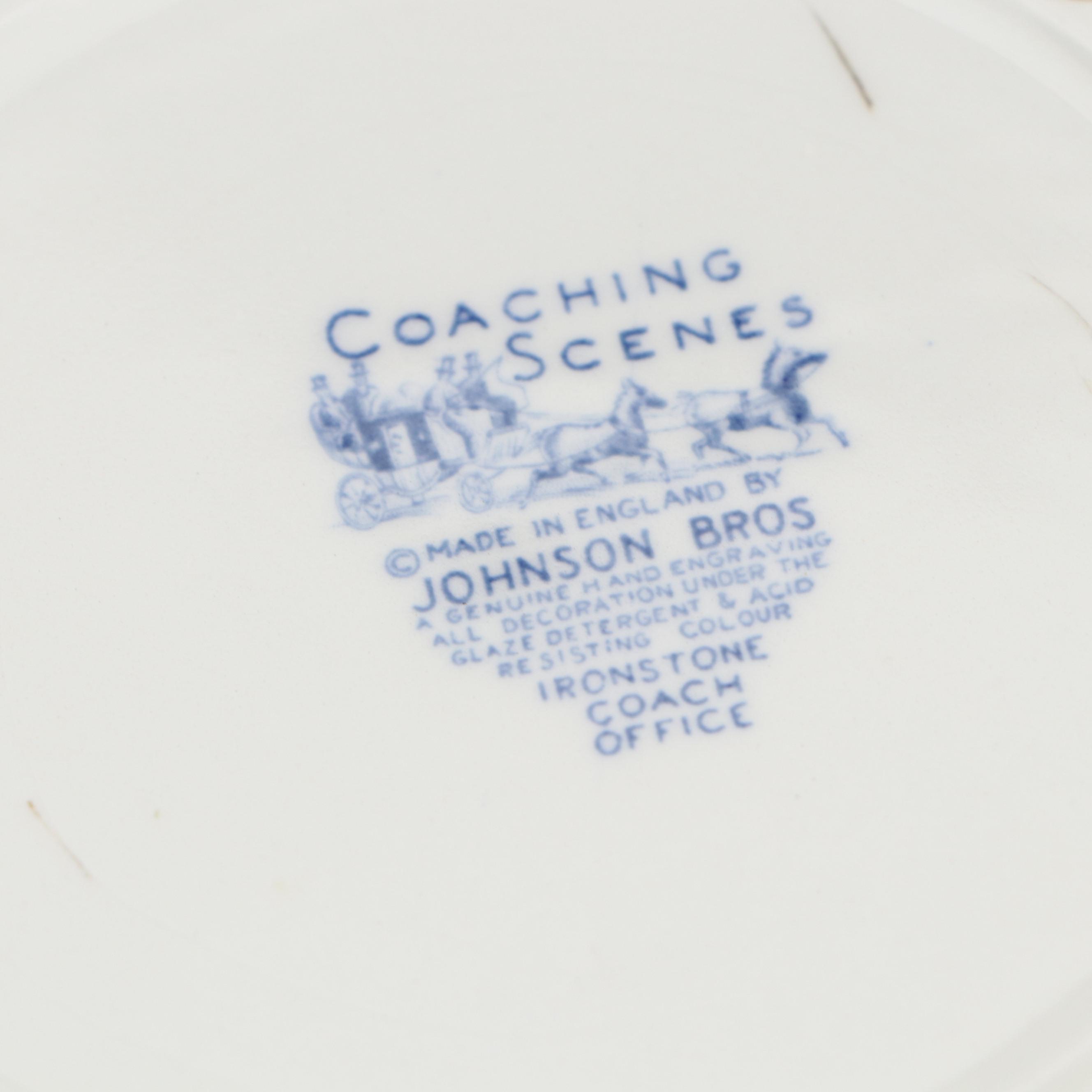 Johnson Brothers "Coaching Scenes" Ironstone Dinnerware