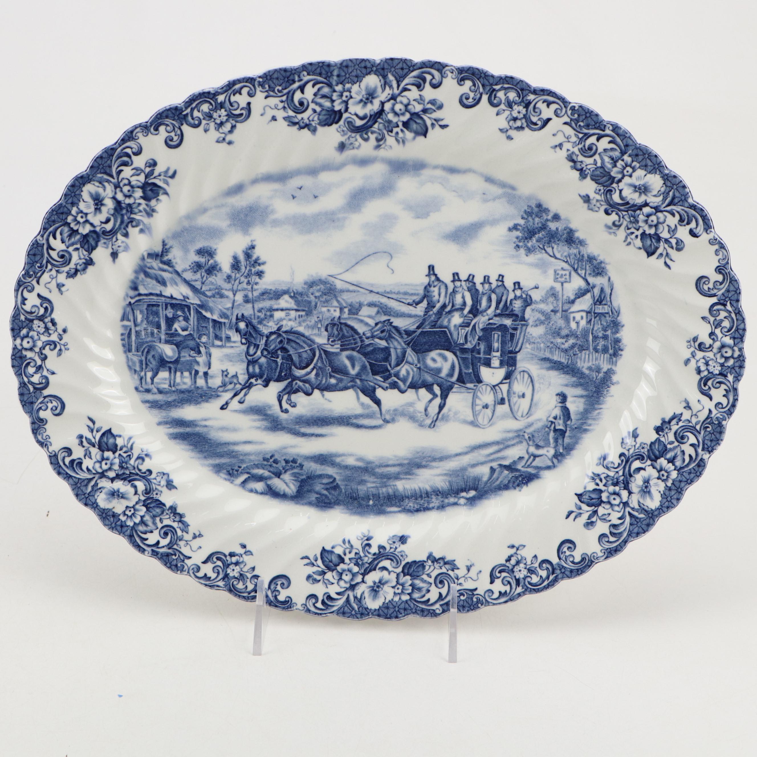 Johnson Brothers "Coaching Scenes" Ironstone Dinnerware