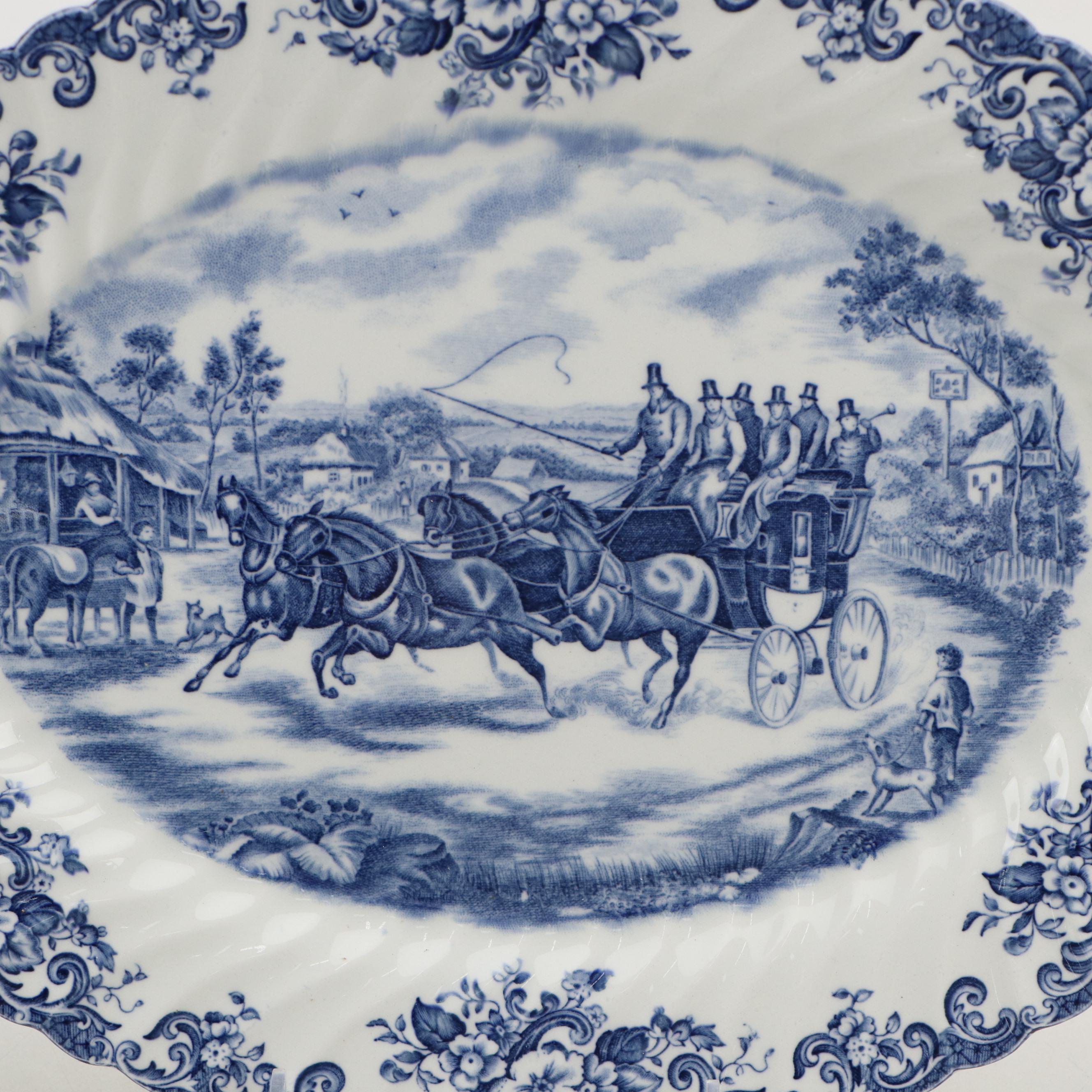 Johnson Brothers "Coaching Scenes" Ironstone Dinnerware