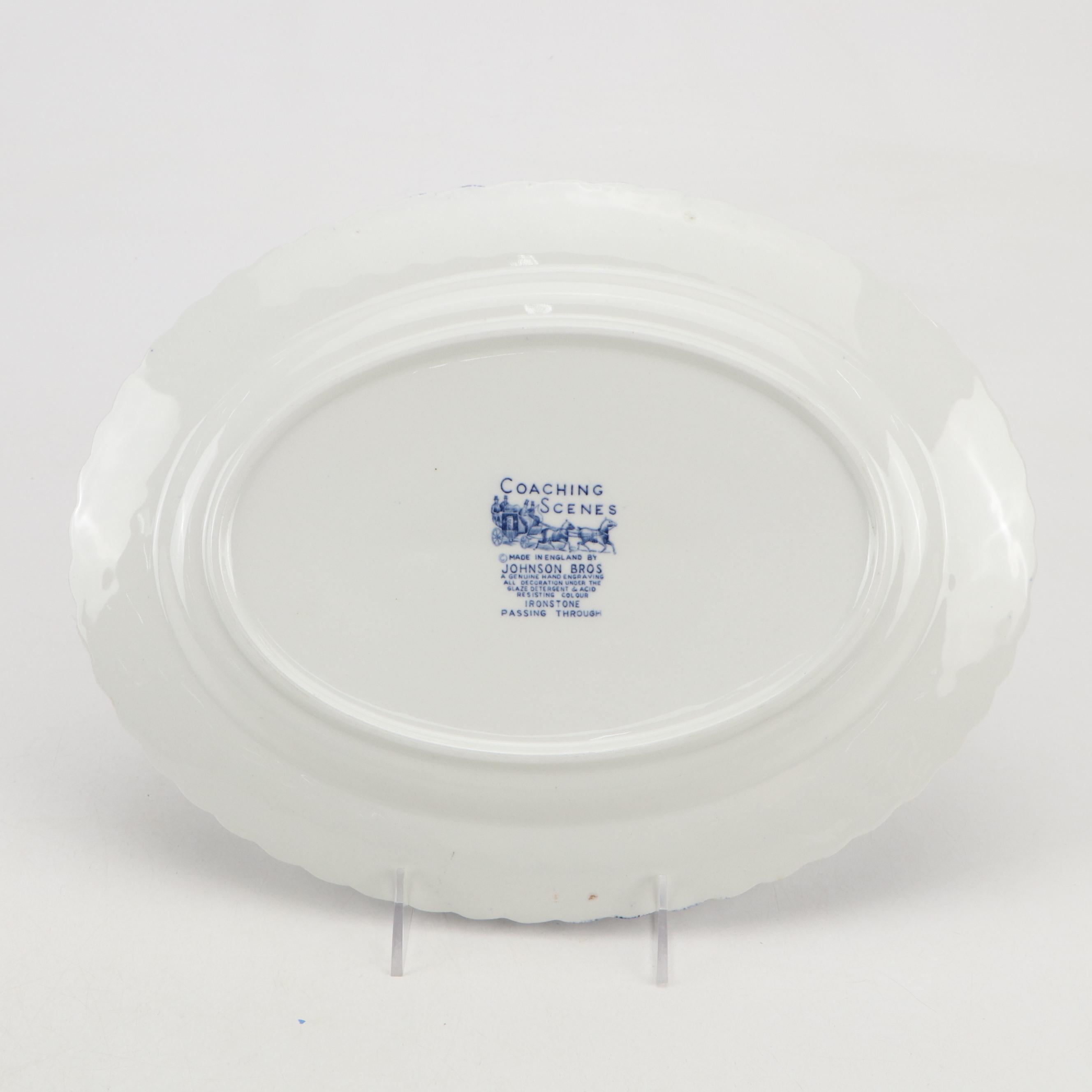 Johnson Brothers "Coaching Scenes" Ironstone Dinnerware