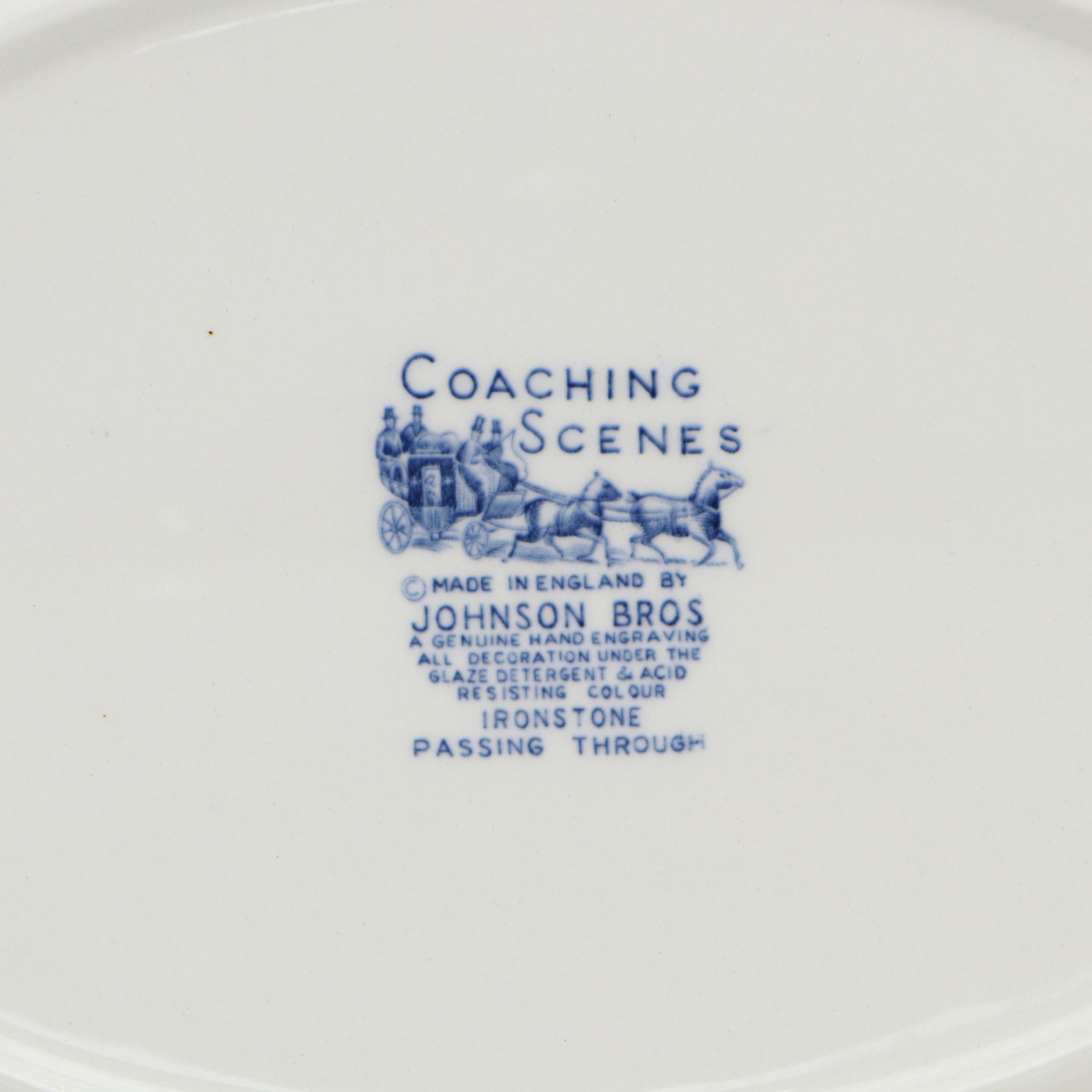Johnson Brothers "Coaching Scenes" Ironstone Dinnerware