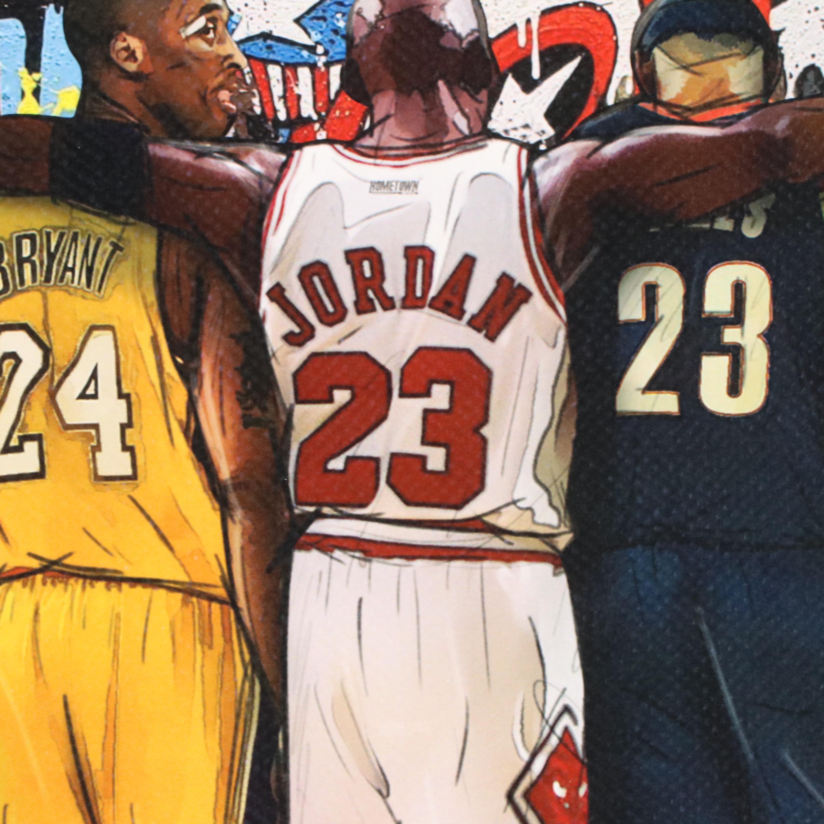 Death NYC Pop Art Graphic Print Featuring NBA Players x Pop Culture Icons, 2022