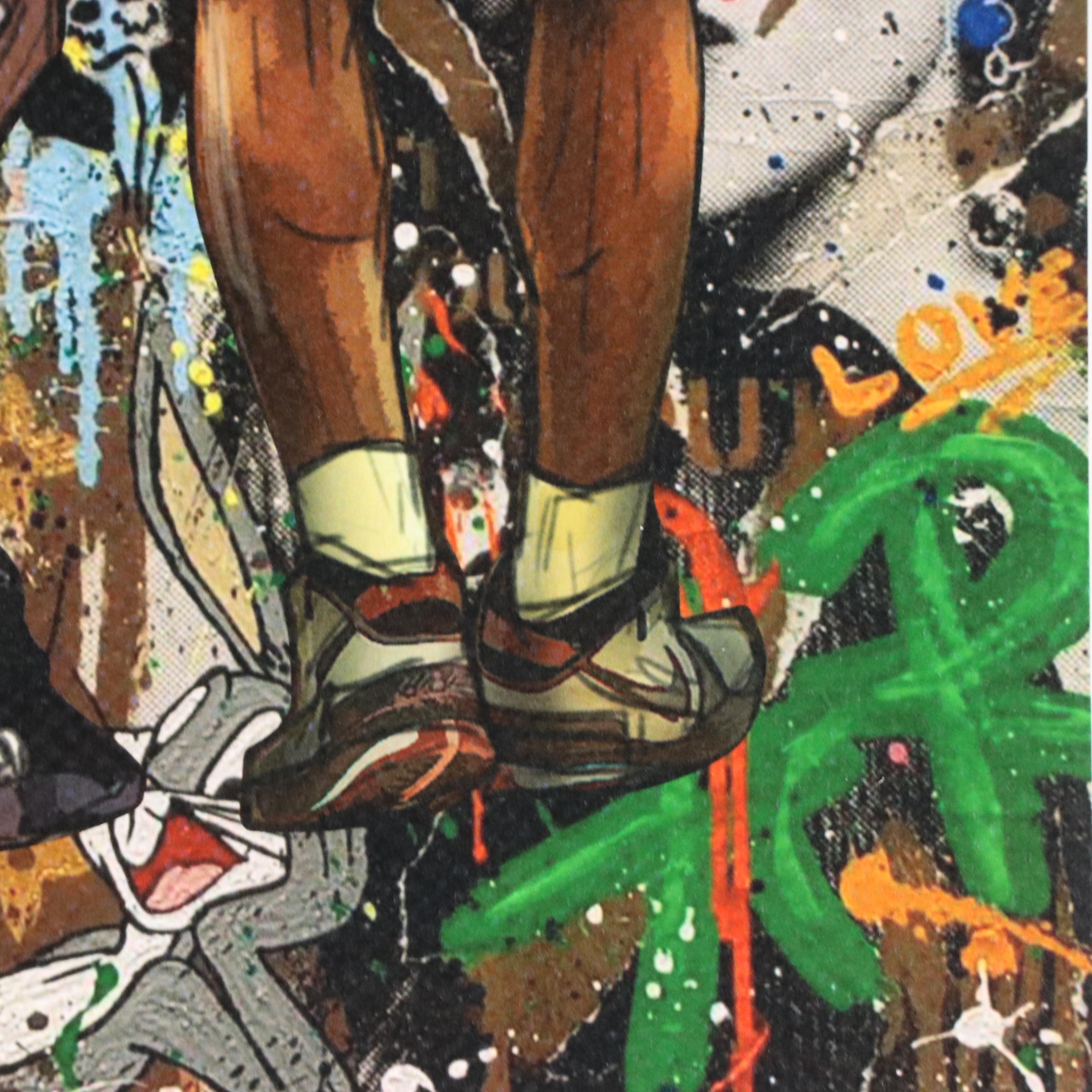 Death NYC Pop Art Graphic Print Featuring NBA Players x Pop Culture Icons, 2022