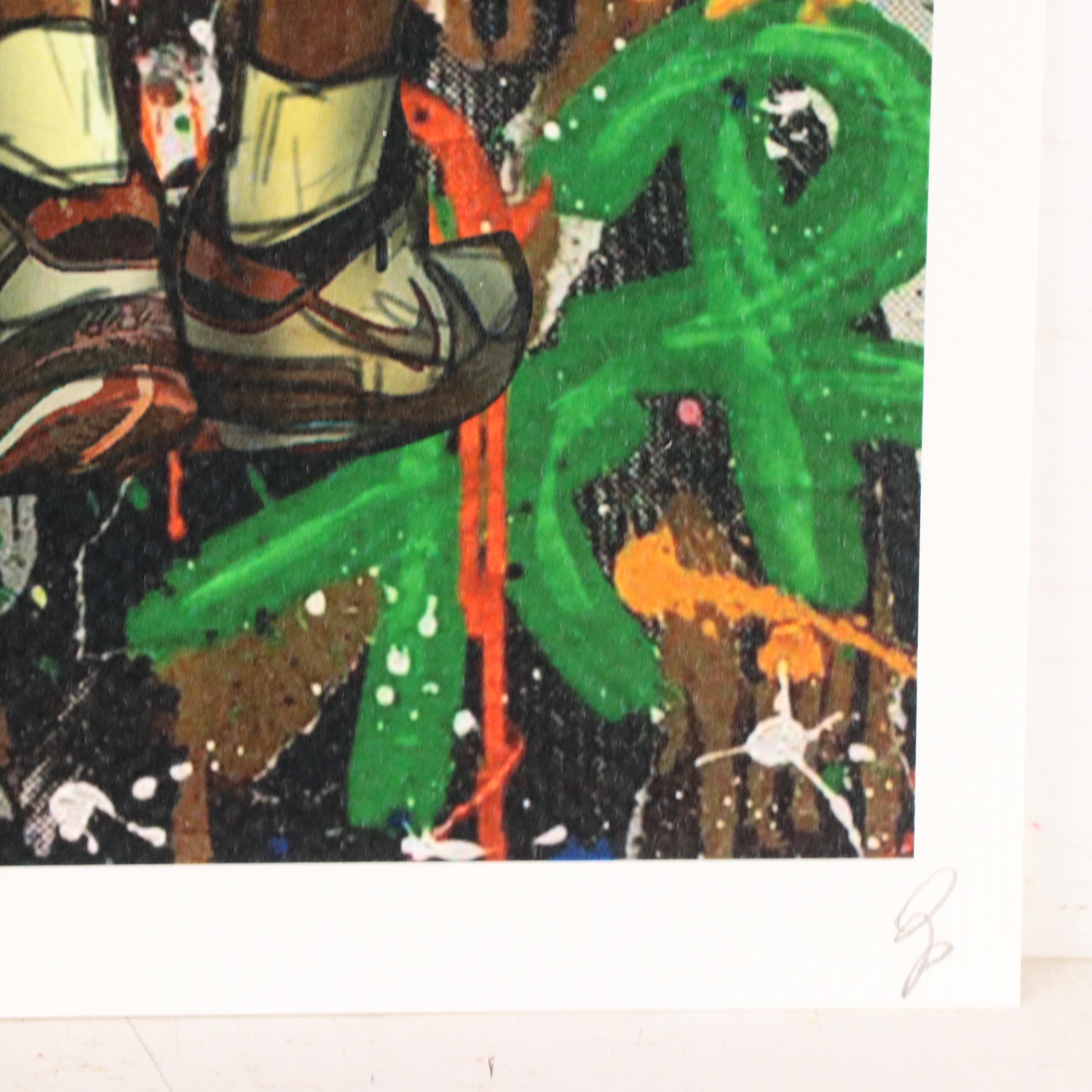 Death NYC Pop Art Graphic Print Featuring NBA Players x Pop Culture Icons, 2022