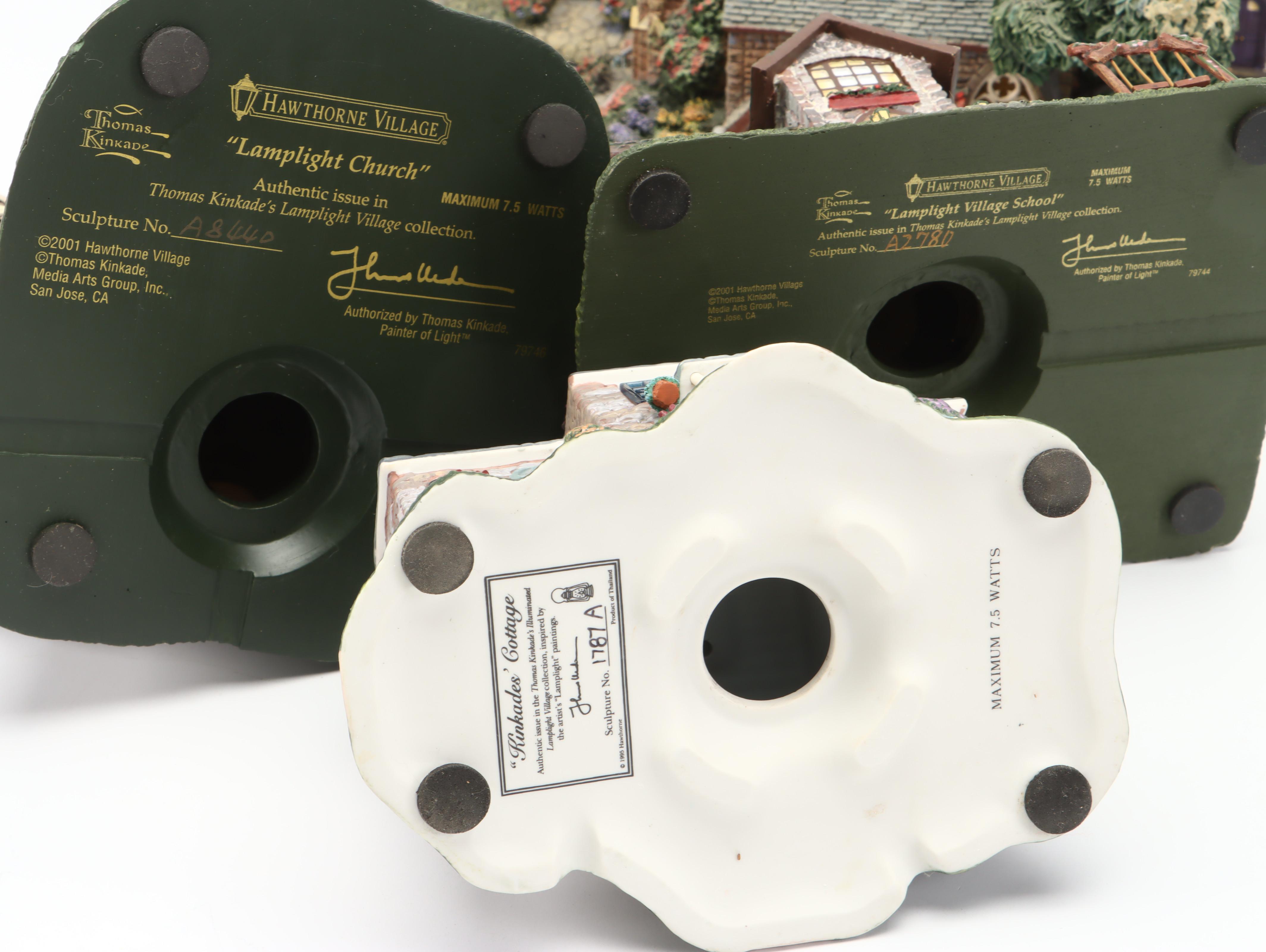 Thomas Kinkade Hawthorne Village Christmas Village Buildings