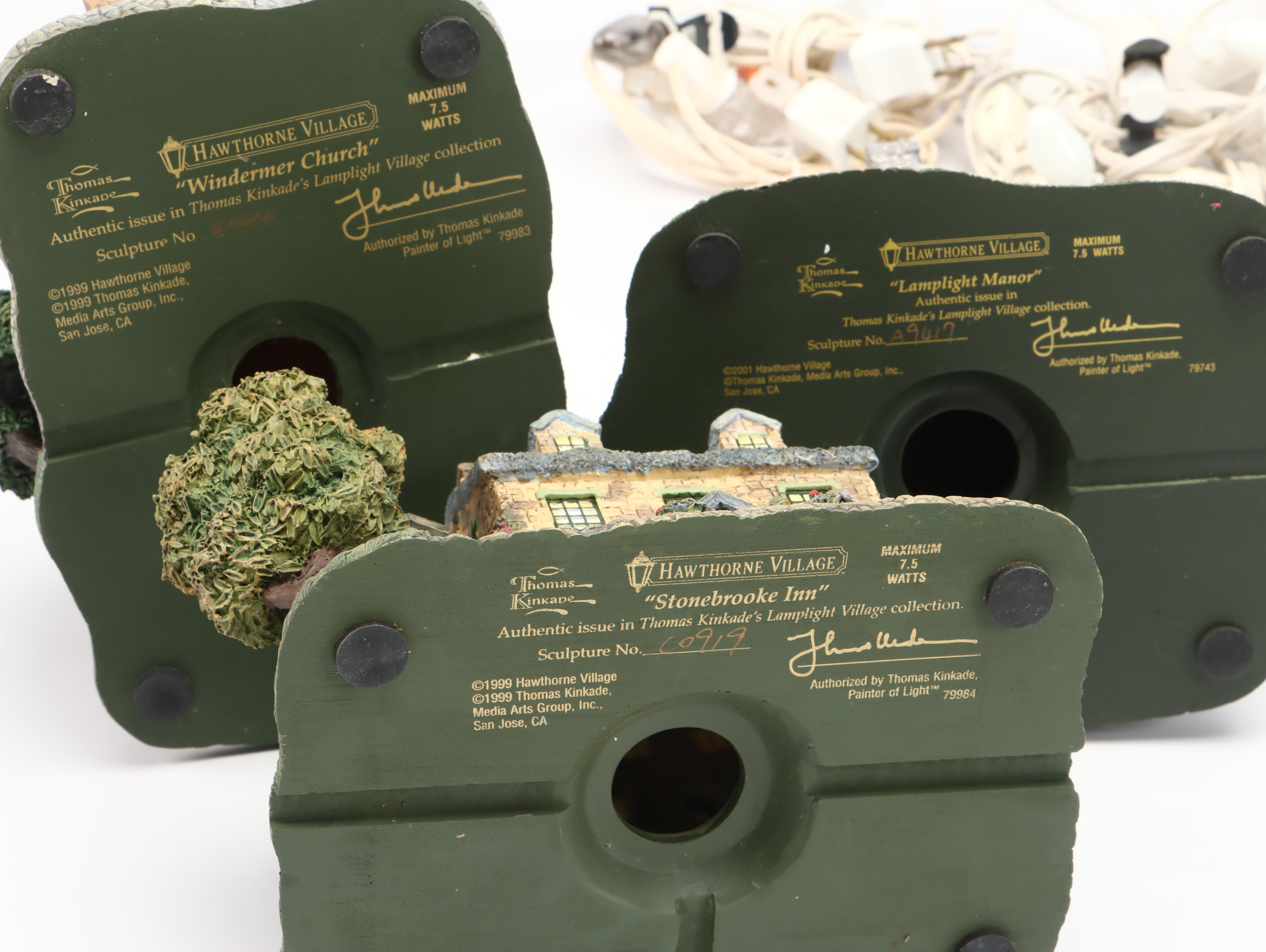 Thomas Kinkade Hawthorne Village Christmas Village Buildings