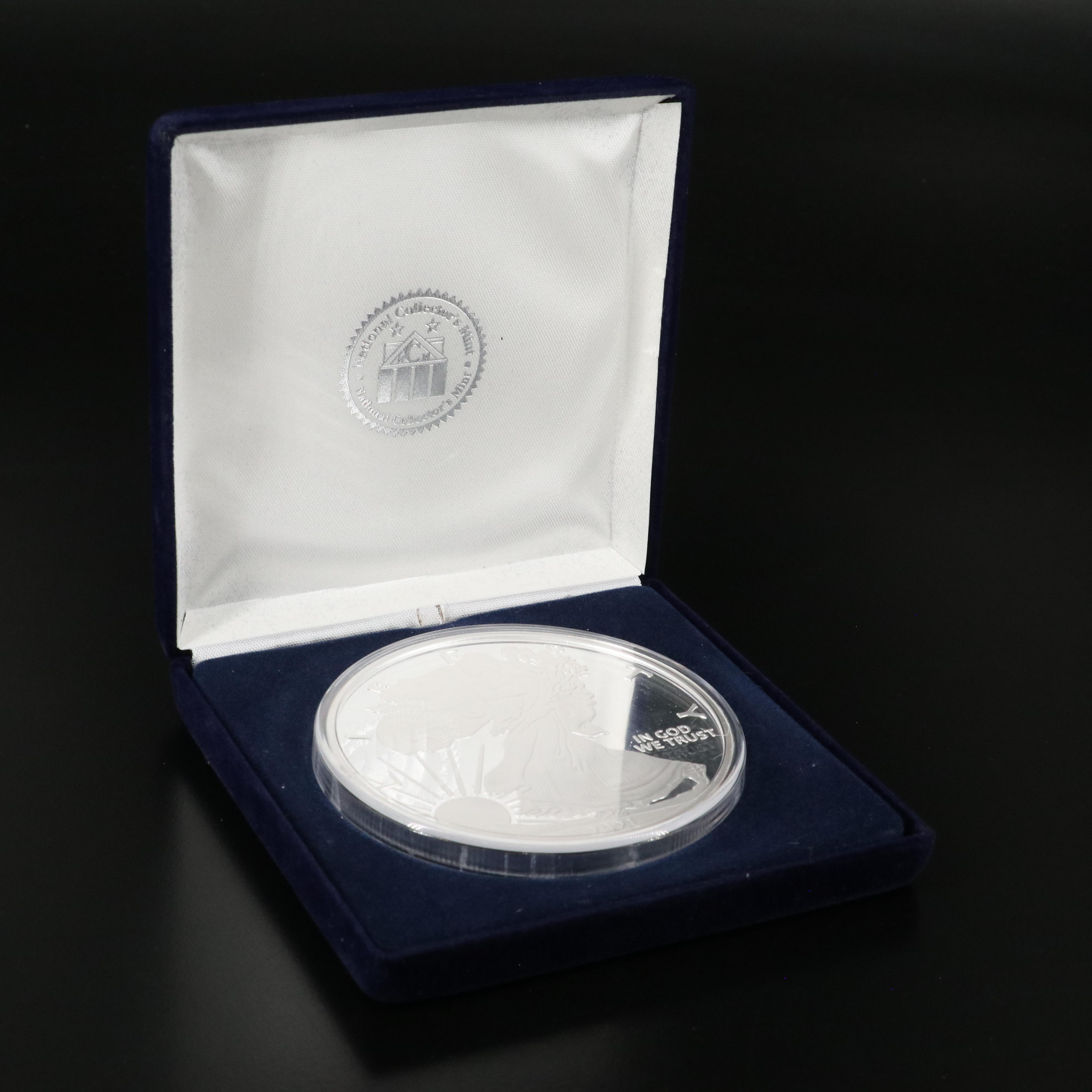 One Troy Pound Fine Silver Round