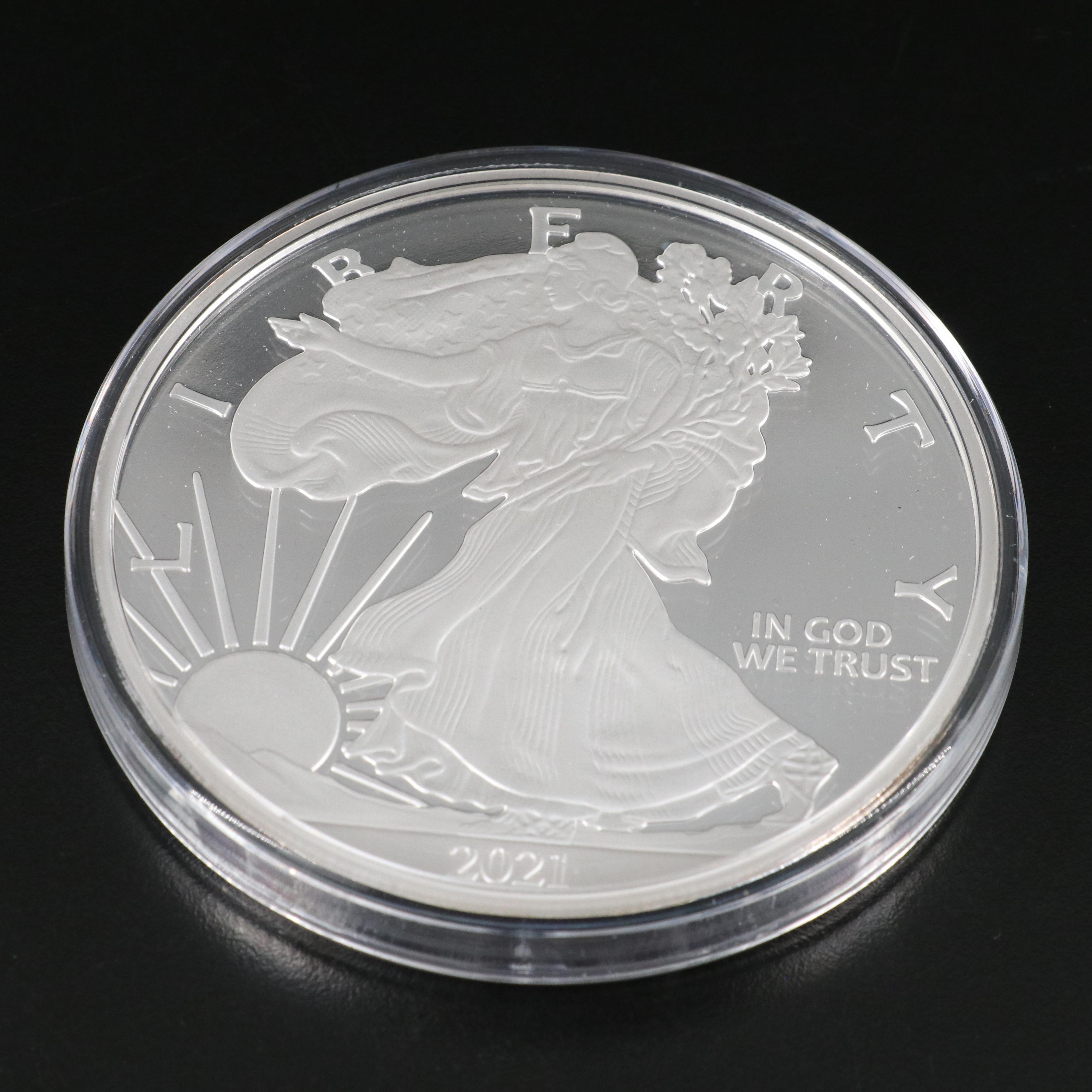 One Troy Pound Fine Silver Round