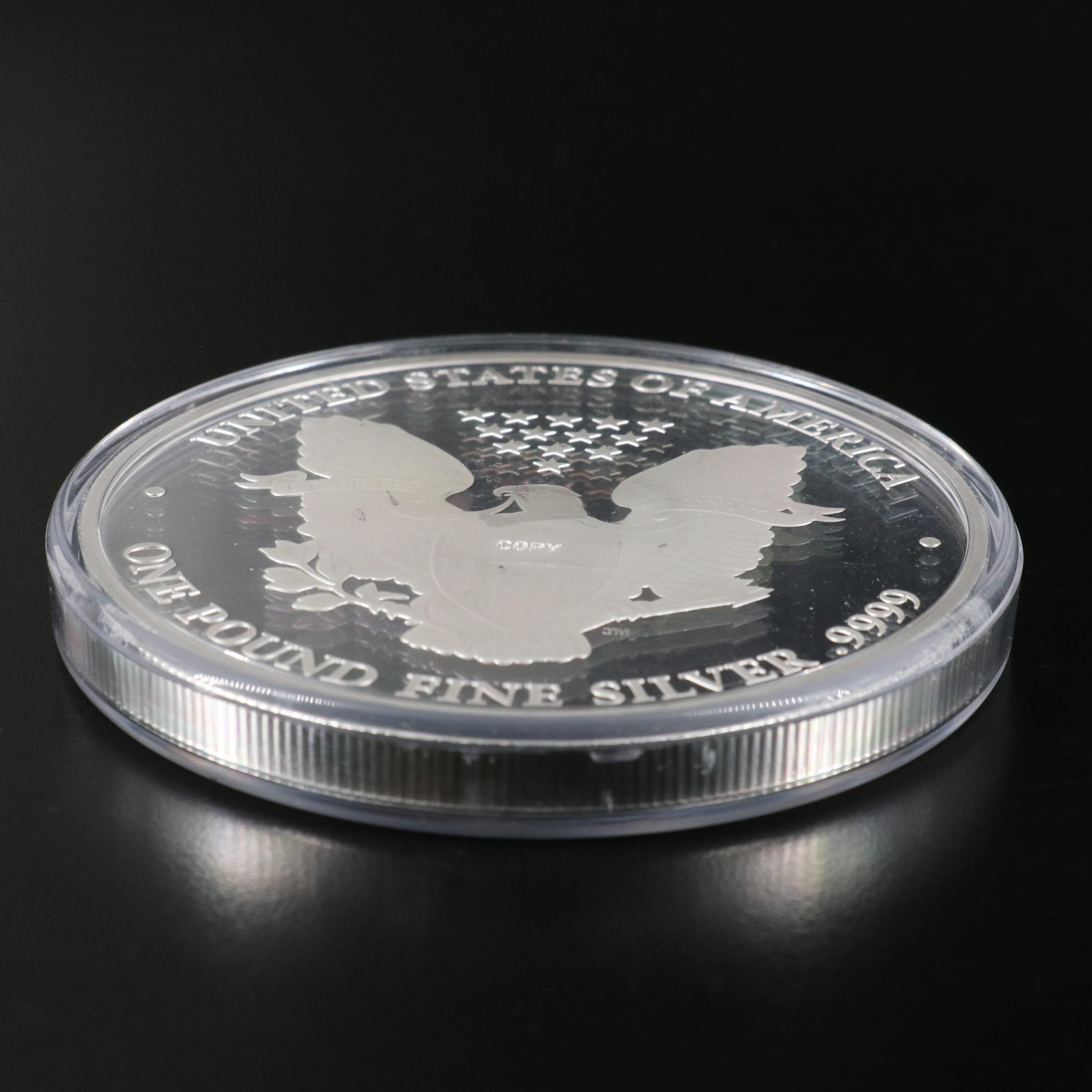 One Troy Pound Fine Silver Round