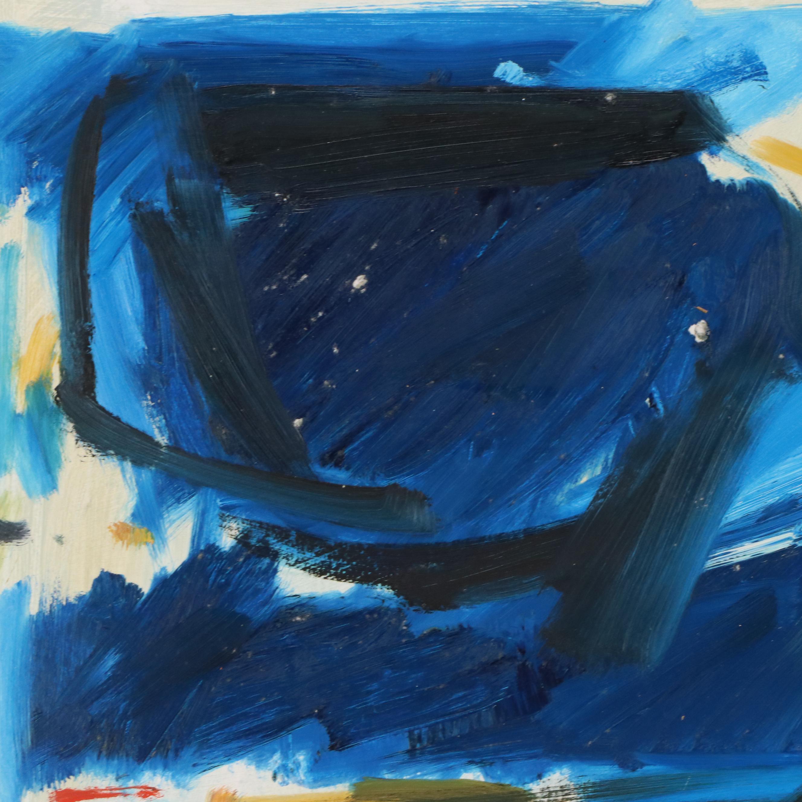 Jack Meanwell Abstract Modern Oil Painting, 1992