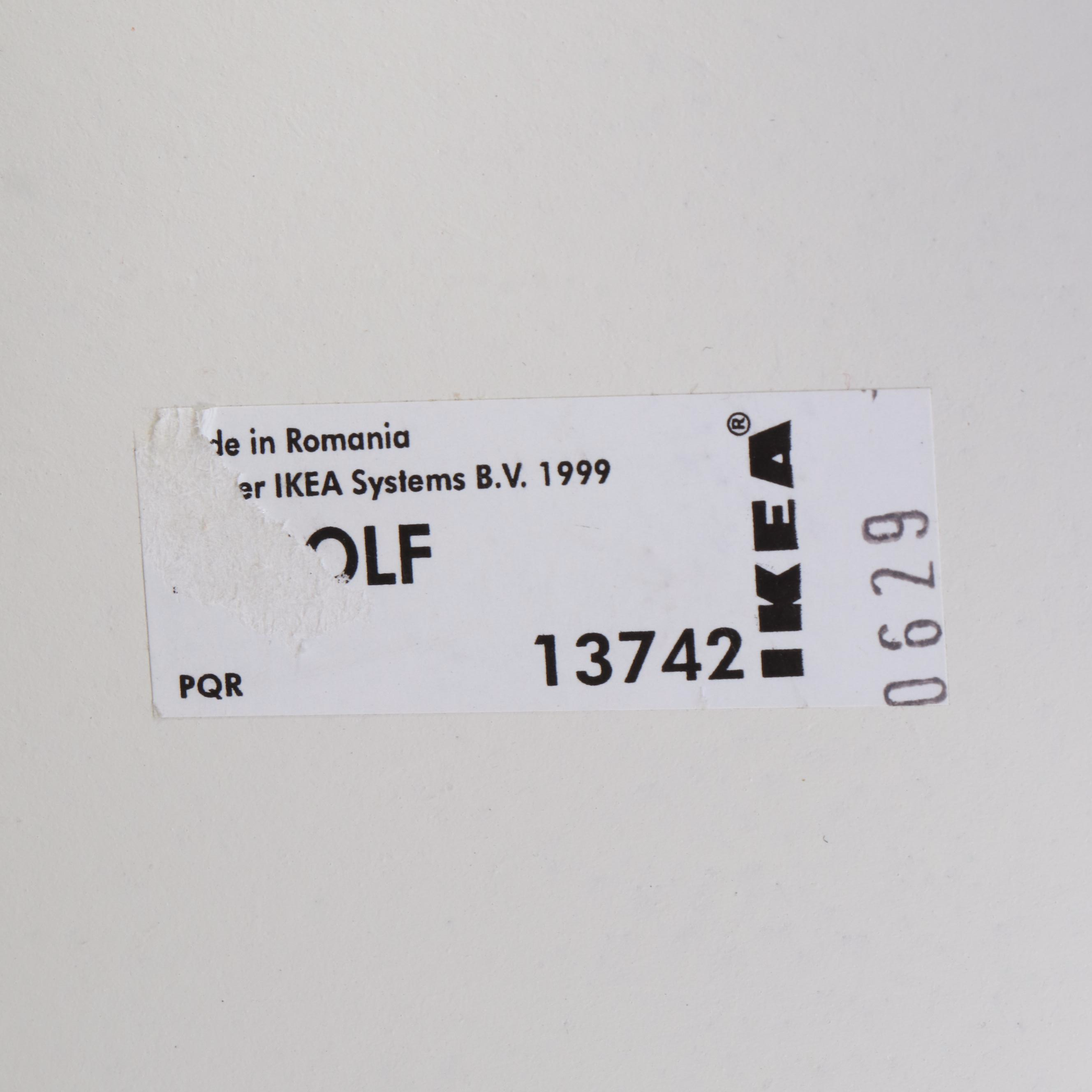 Seven-Piece Wooden Dining Set, Pottery Barn table with IKEA "Ingolf" Chairs