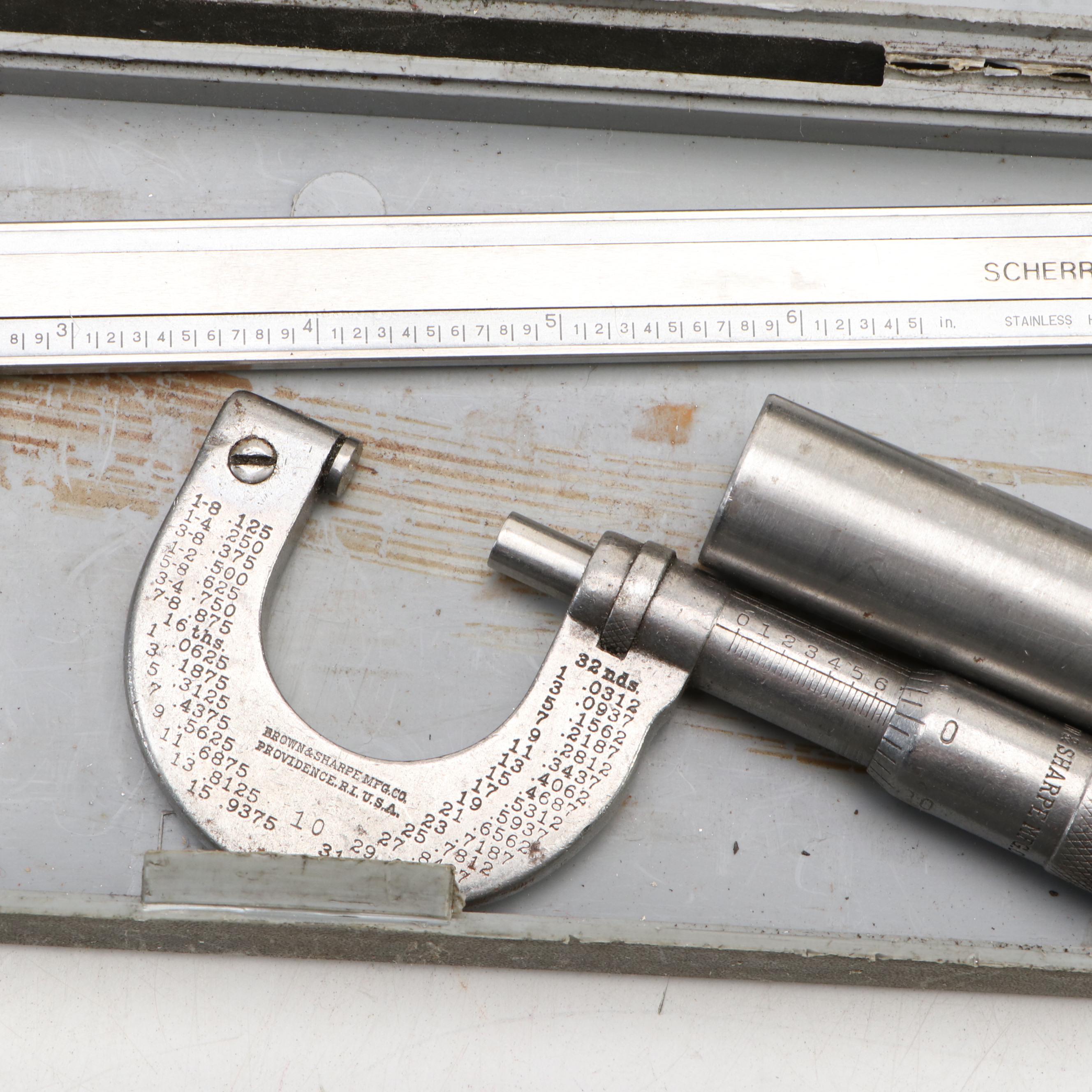 Scherr-Tumico, George Scherr Co. Metal Work Micrometers and More