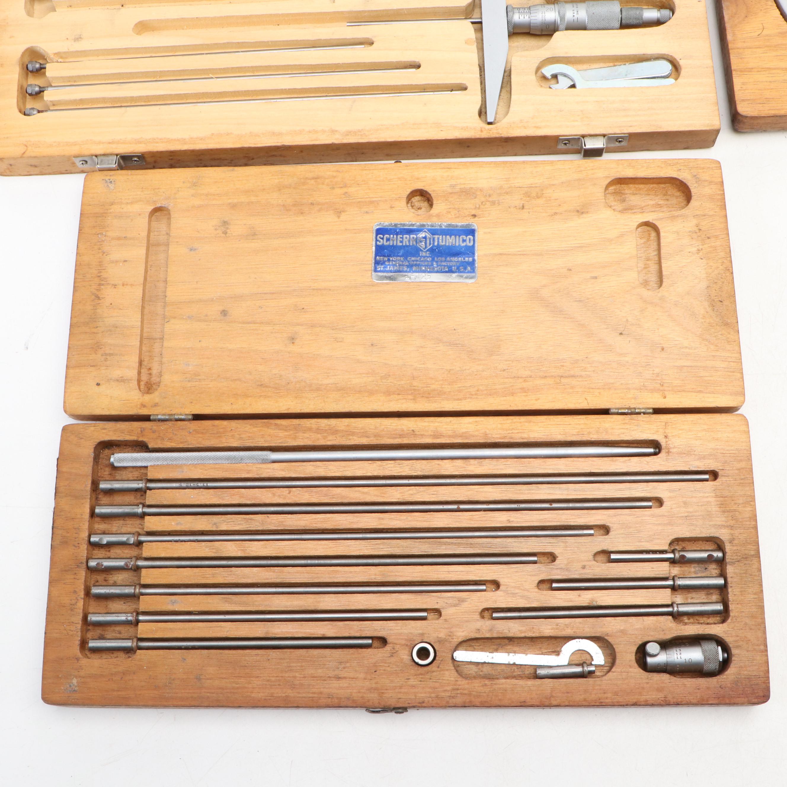 Scherr-Tumico, George Scherr Co. Metal Work Micrometers and More