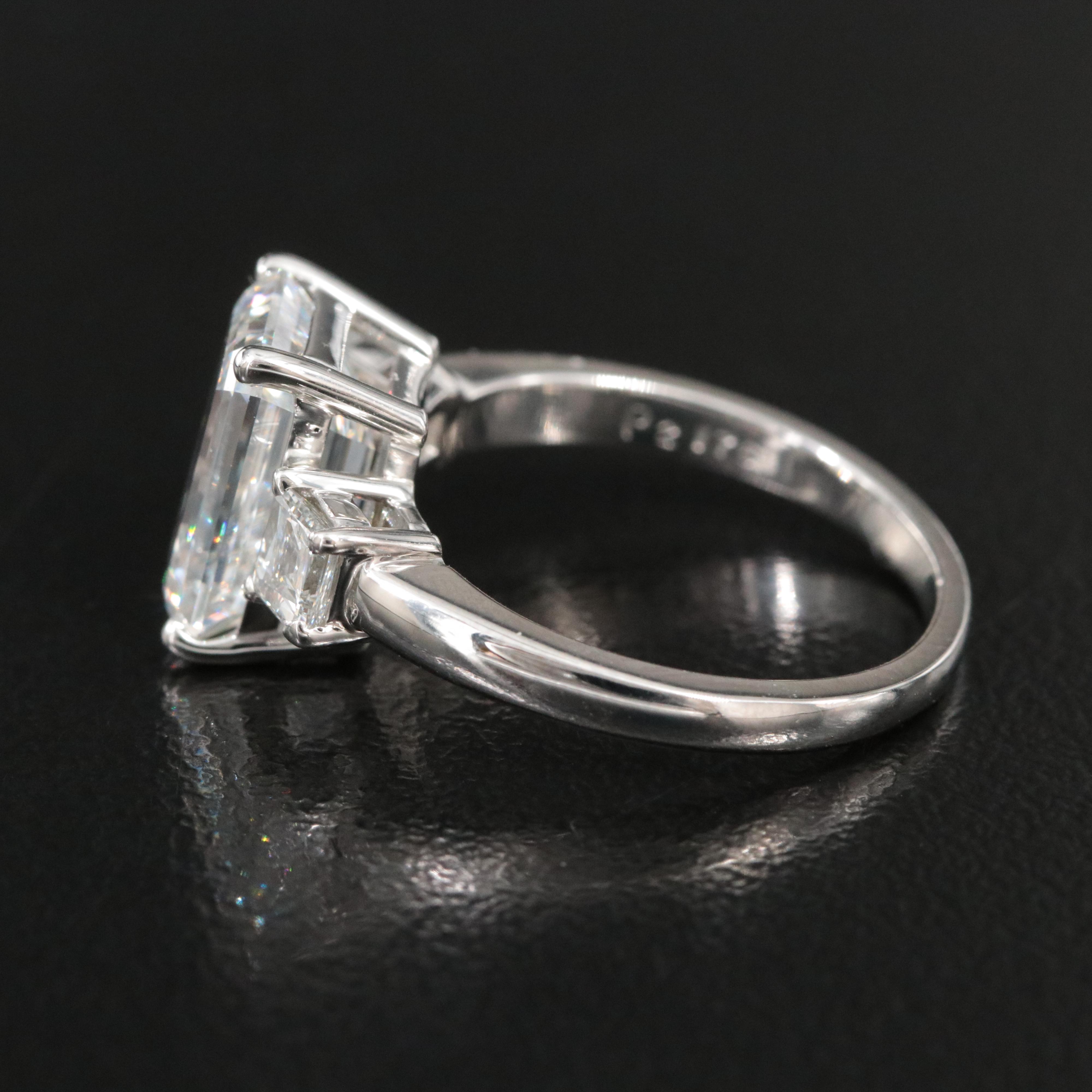 Platinum 4.55 CTW Diamond Ring with GIA Report