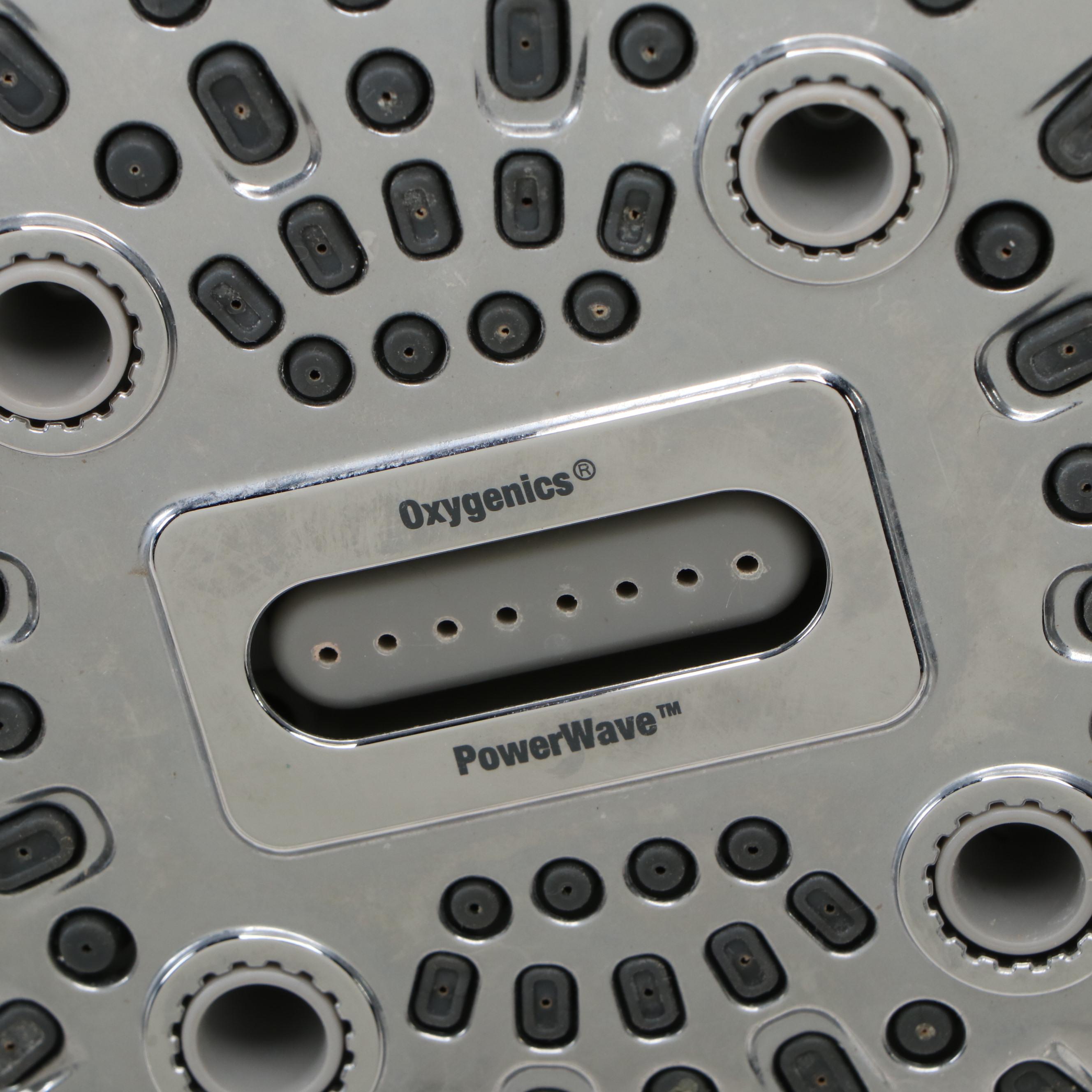 Oxygenics "PowerWave" Chromed Metal Hand Shower