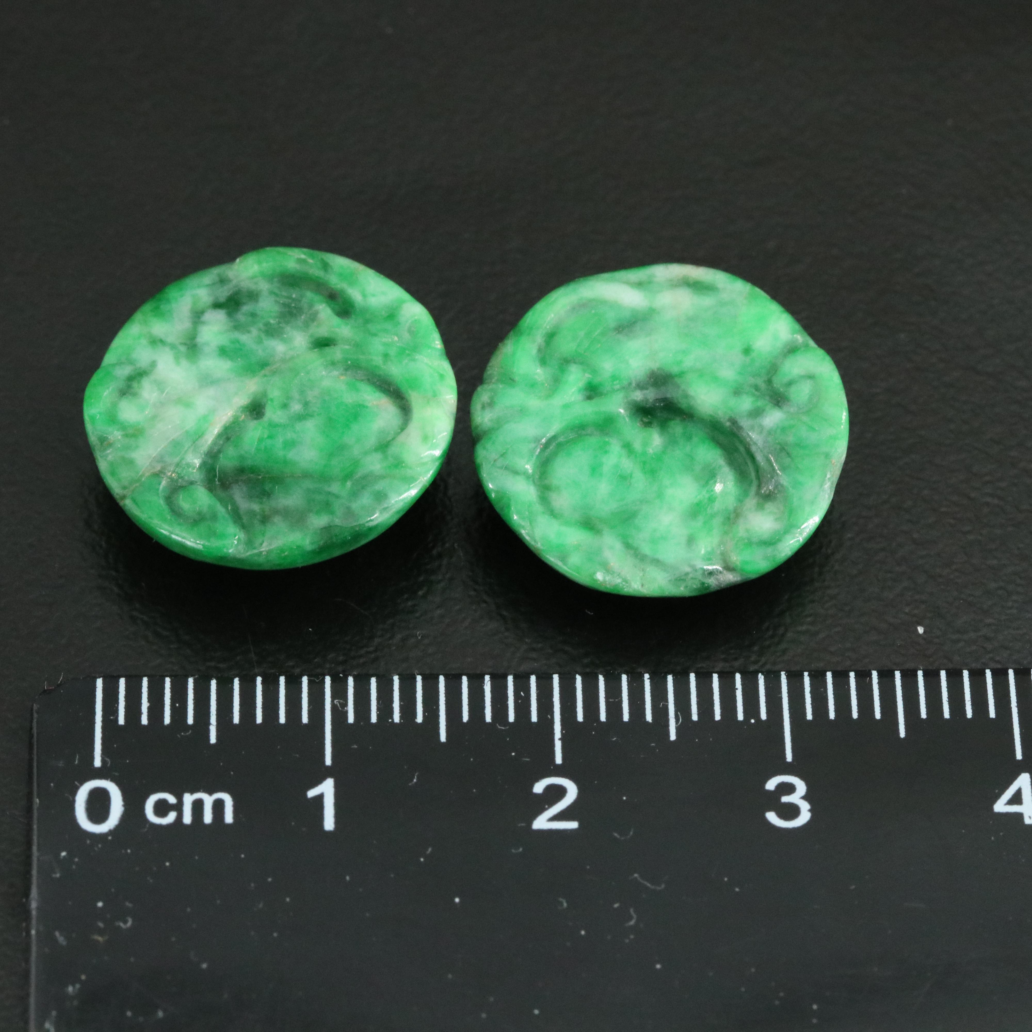 Loose Jadeite Carved Cabochons