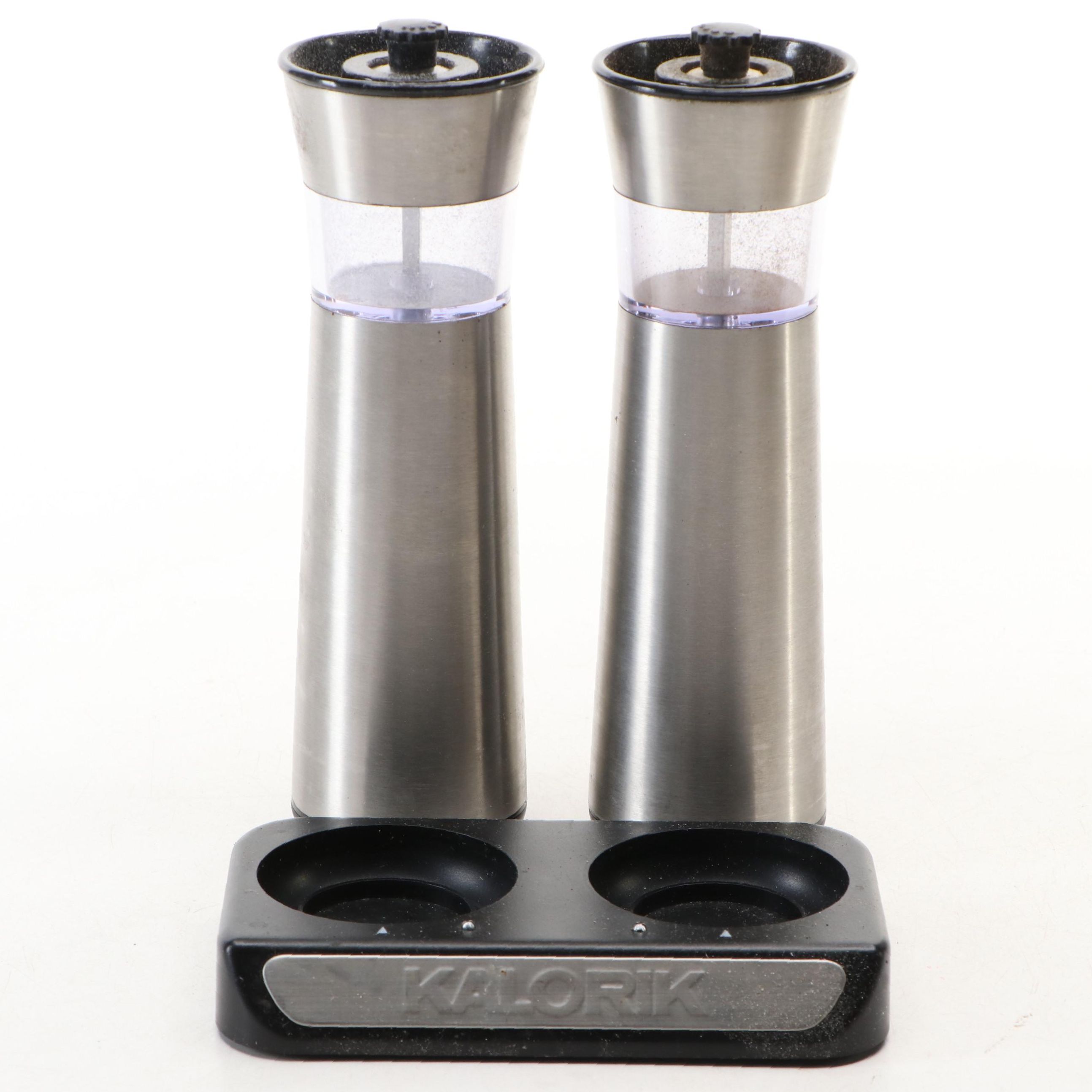Kalorik Electric Pepper and Salt Mill Set