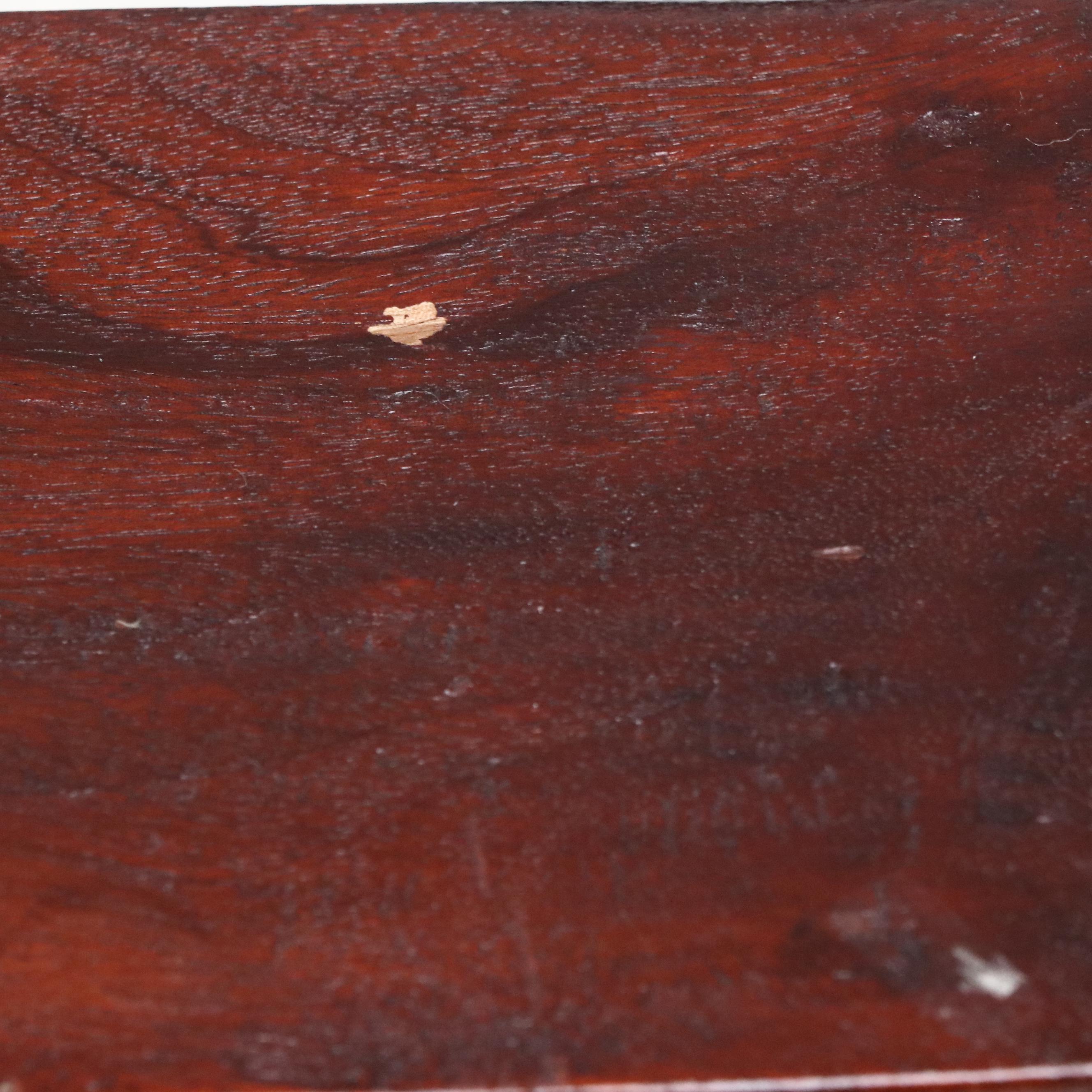 Neoclassical Style Mahogany Library Stairs, Early 20th Century