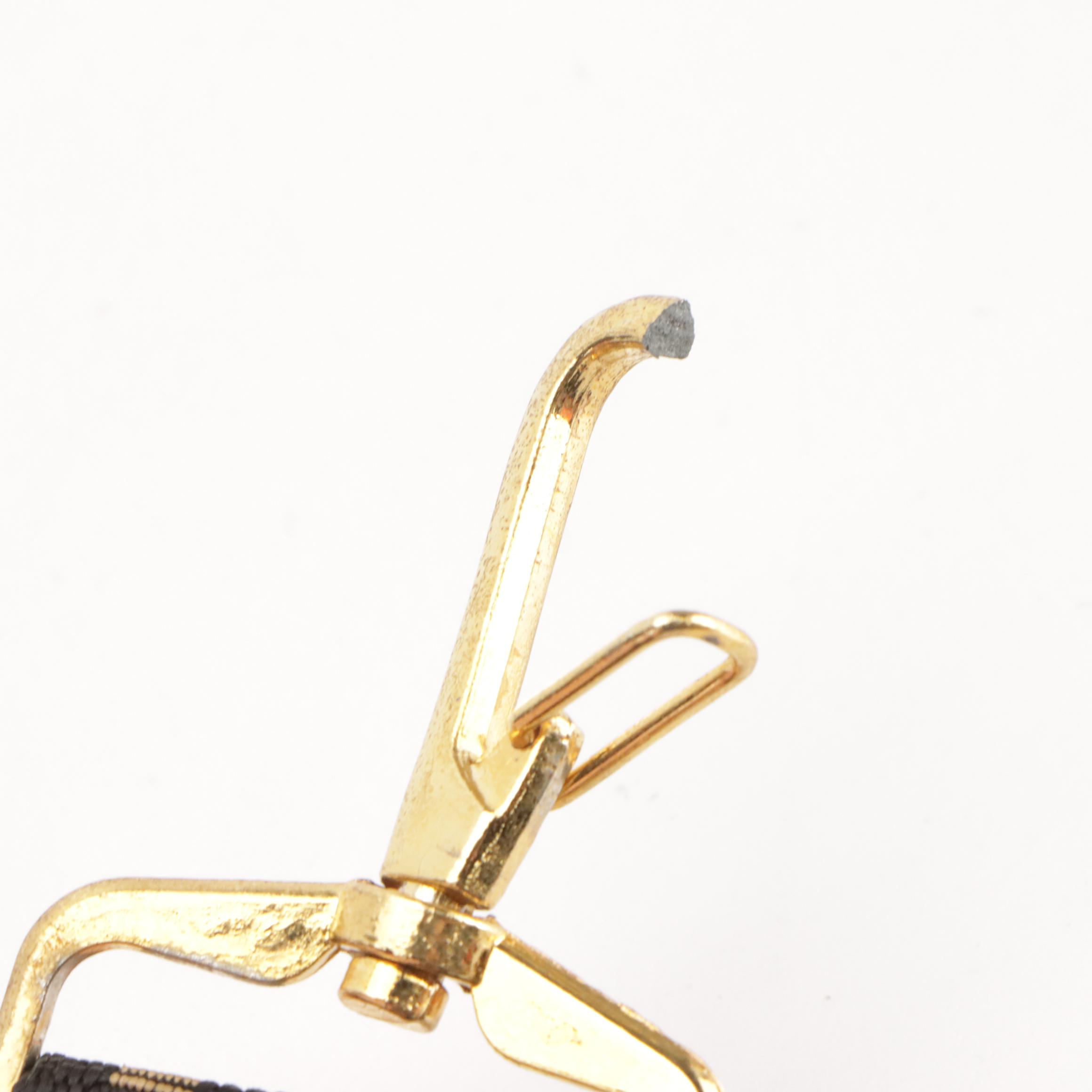 Fendi Roma Italy Travel Duffel Bag in Black Nylon Twill