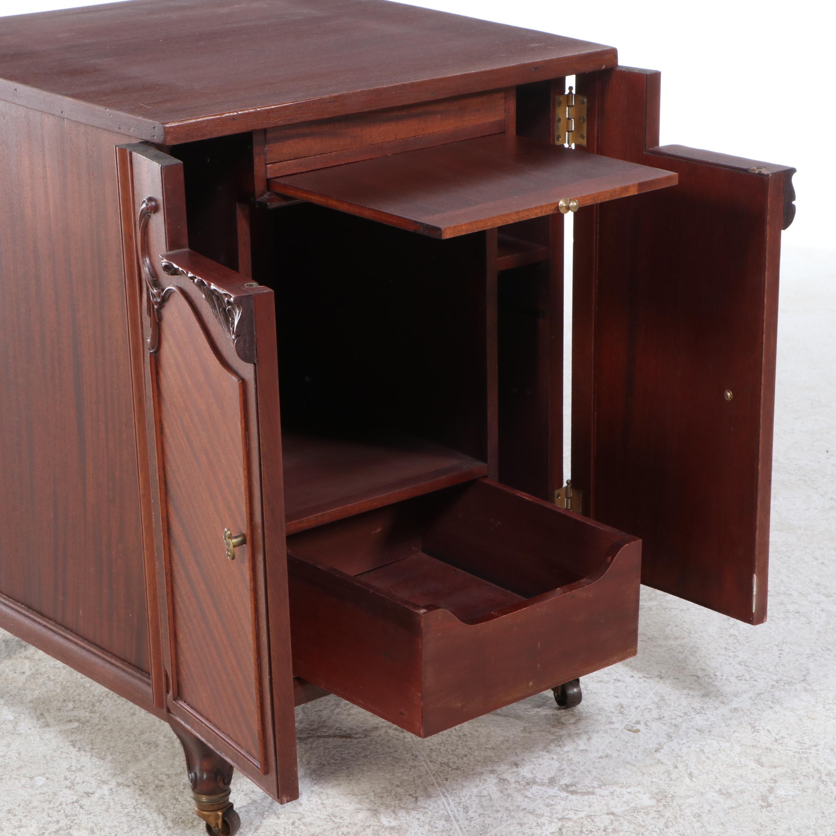 The Whitehead and Hoag Co. Louis XV Style Mahogany Side Cabinet, Pat. 1905