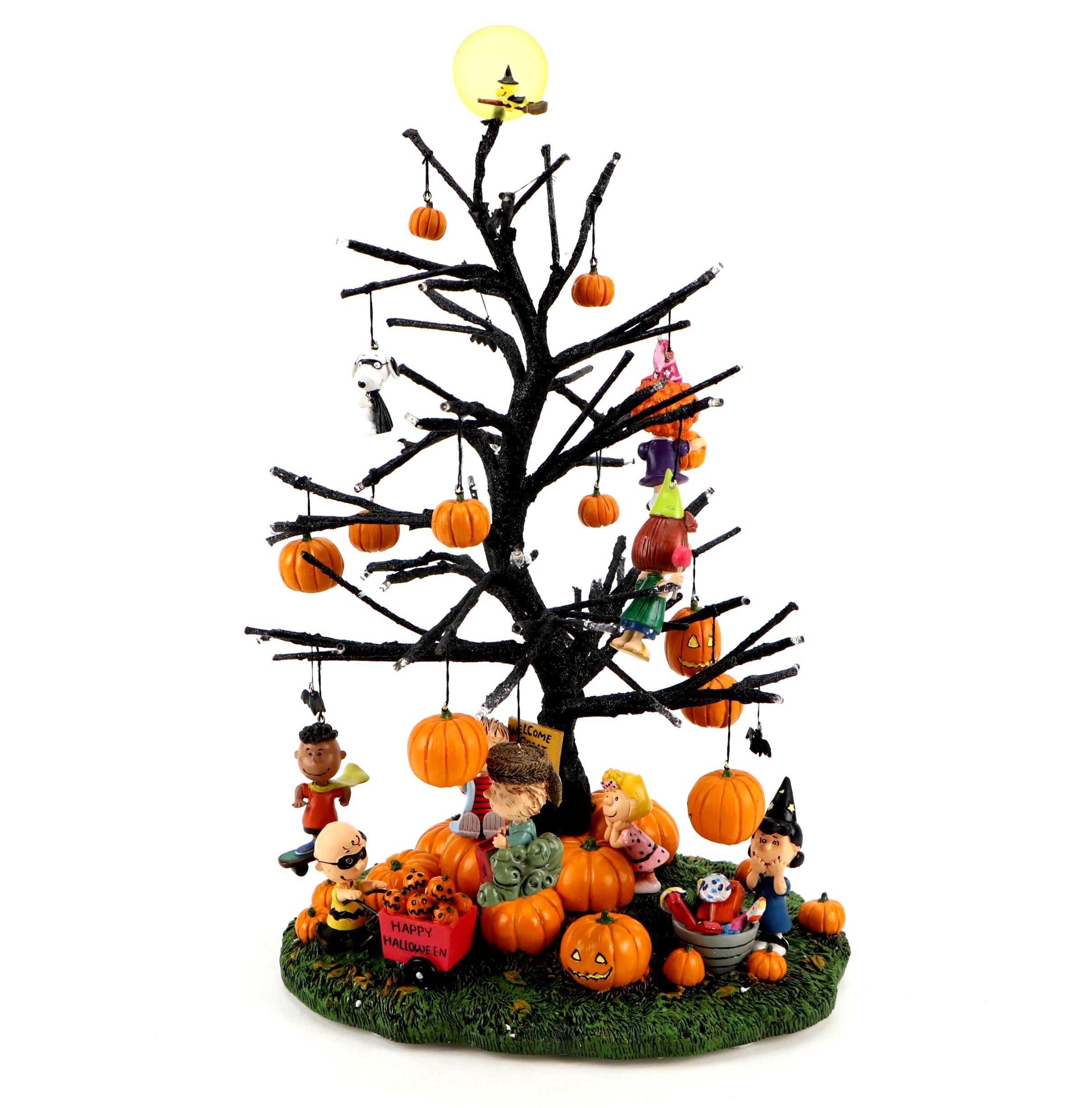 Bradford Exchange Peanuts "It's the Great Pumpkin" Illuminated Halloween Tree