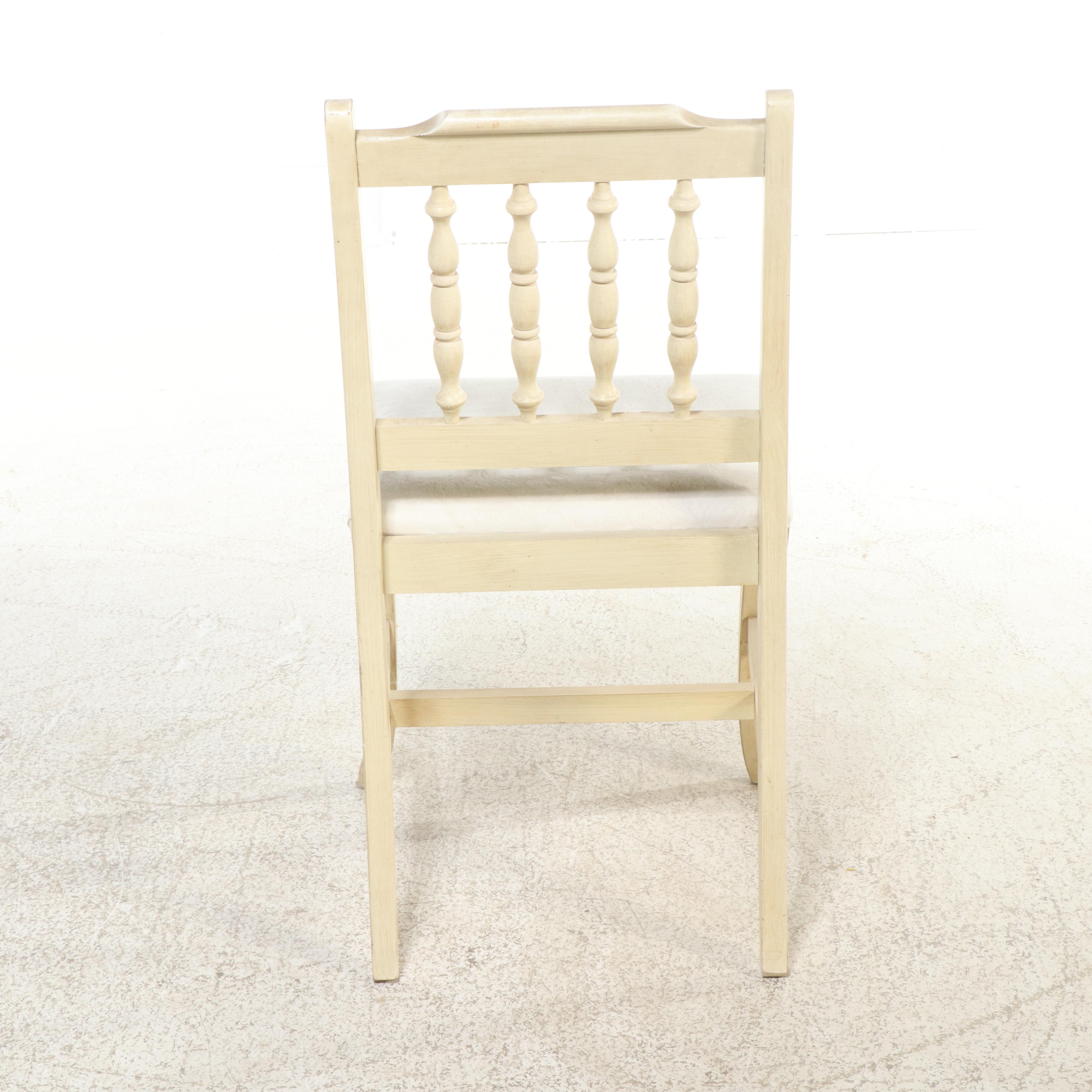 Young Hinkle Corporation Painted Wood Desk Chair, Mid to Late 20th Century