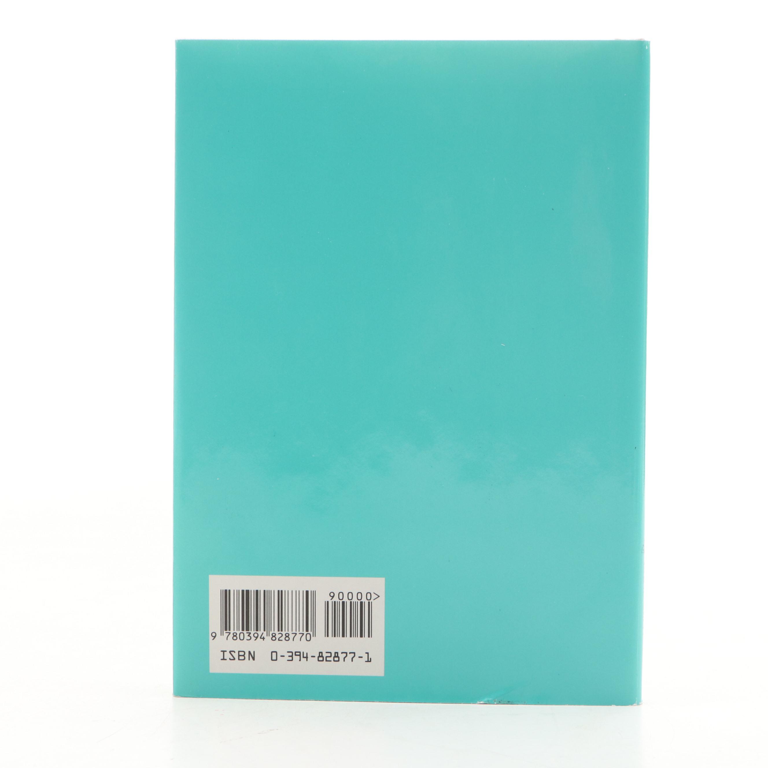 Illustrated "Tiffany's Table Manners for Teenagers" by Walter Hoving, 1989