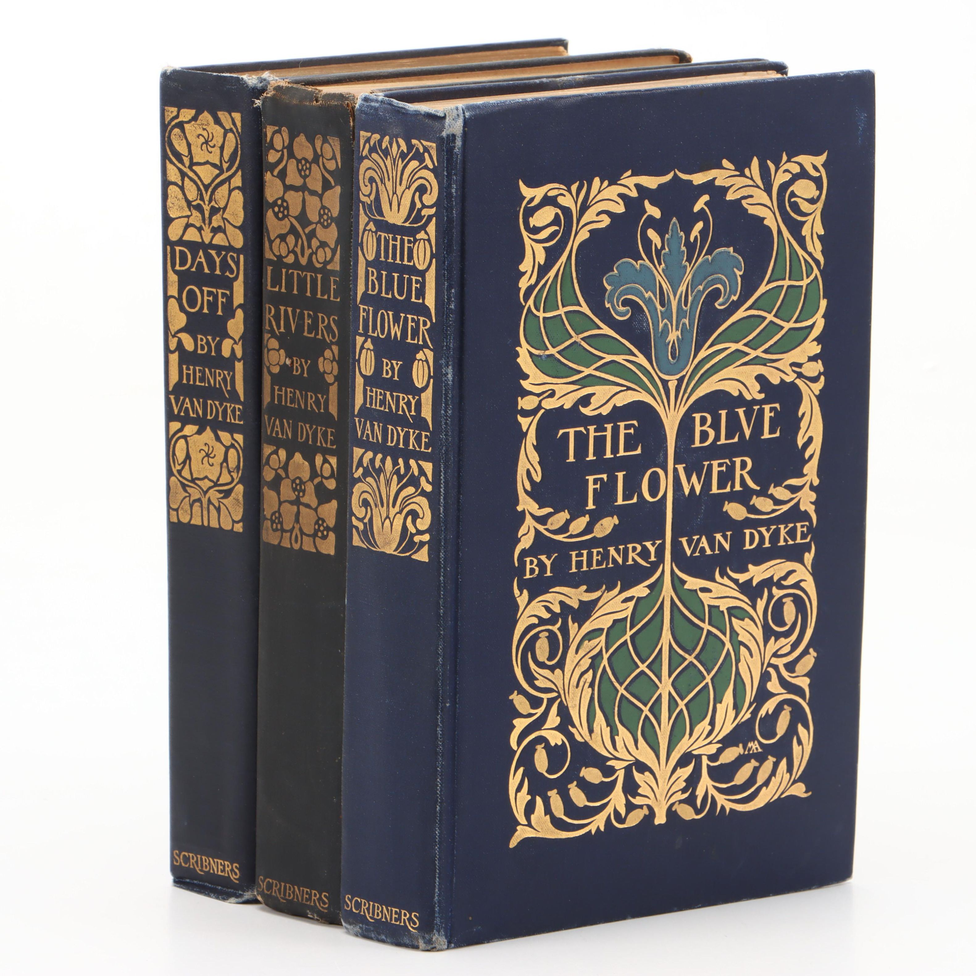 Illustrated First Edition "The Blue Flower" and More by Henry van Dyke