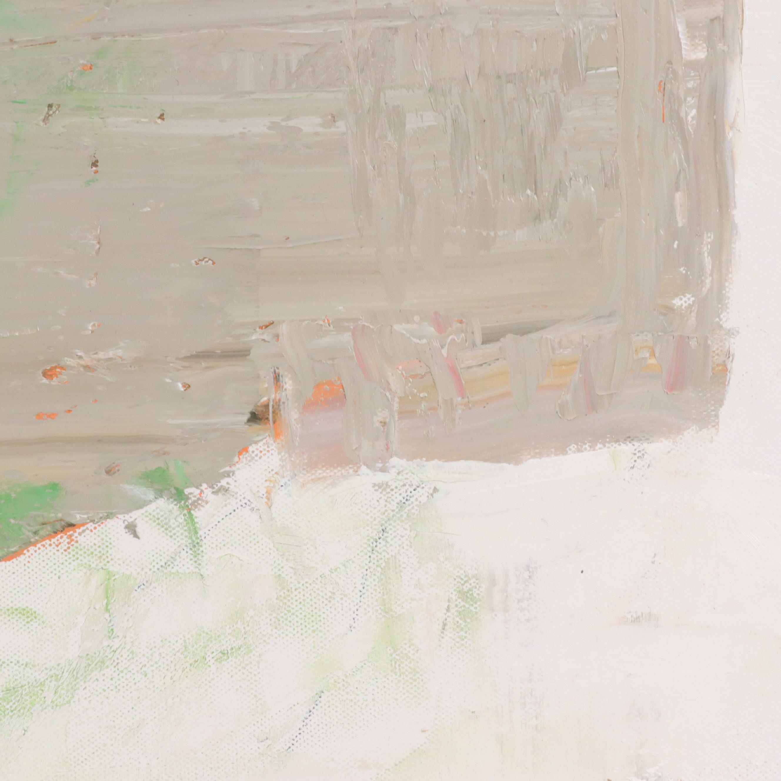 Kim Irvin Madsen Modernist Impasto Acrylic Painting, 21st Century