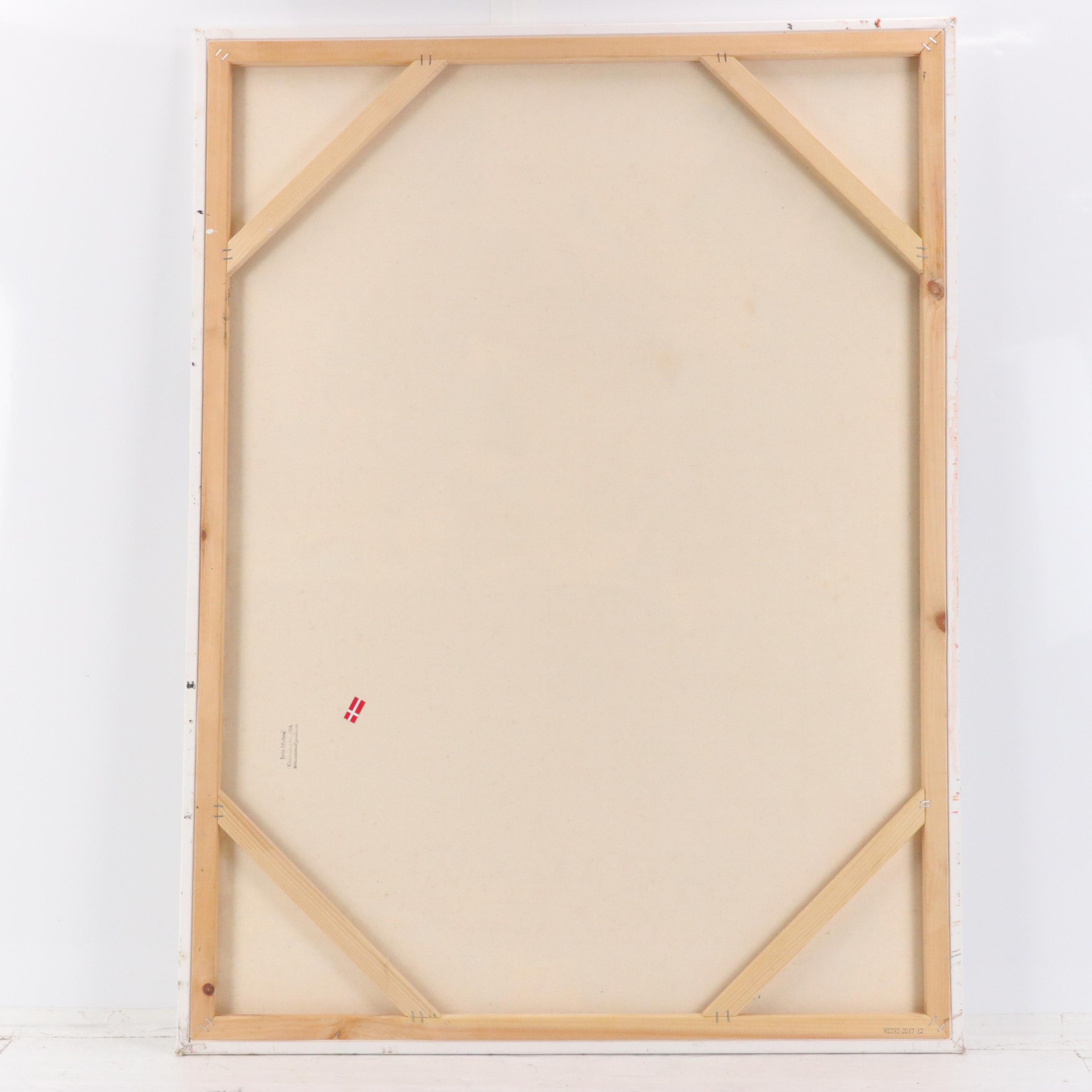 Kim Irvin Madsen Modernist Impasto Acrylic Painting, 21st Century