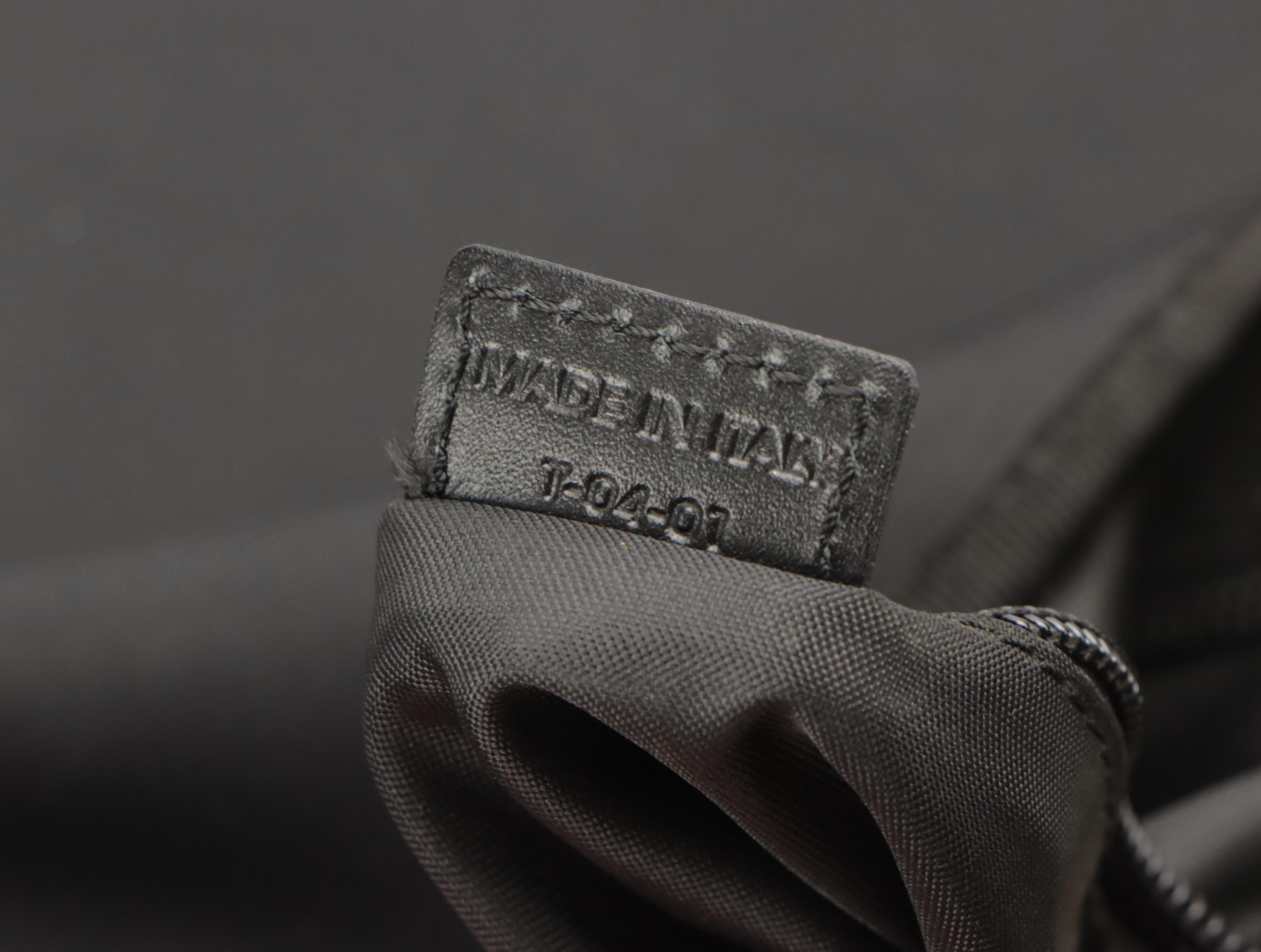 Burberry Flat Messenger Bag in Black House Check Nylon