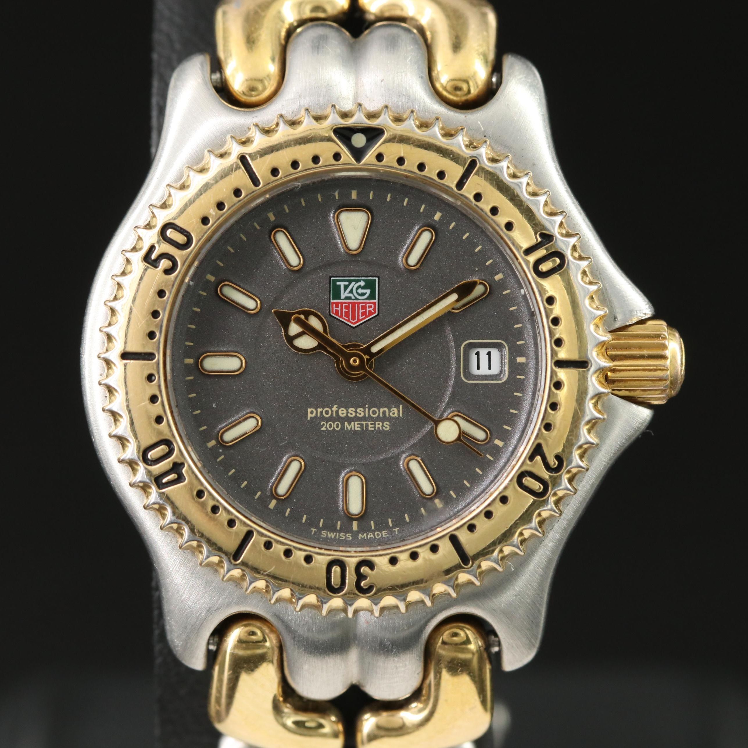 TAG Heuer Two-Tone Professional 200 Meters Watch