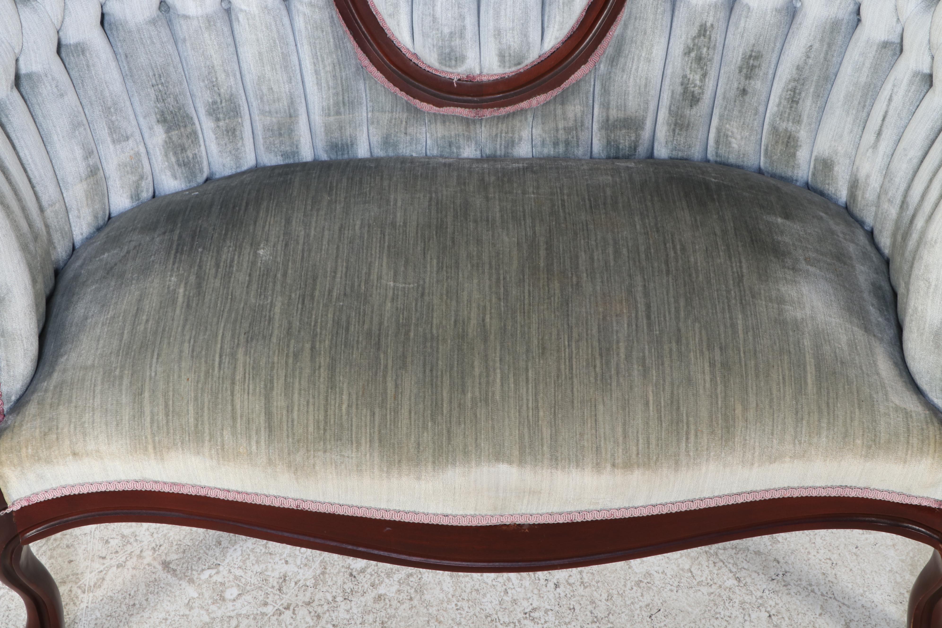 American Furniture Galleries Victorian Rococo Revival Style Settees