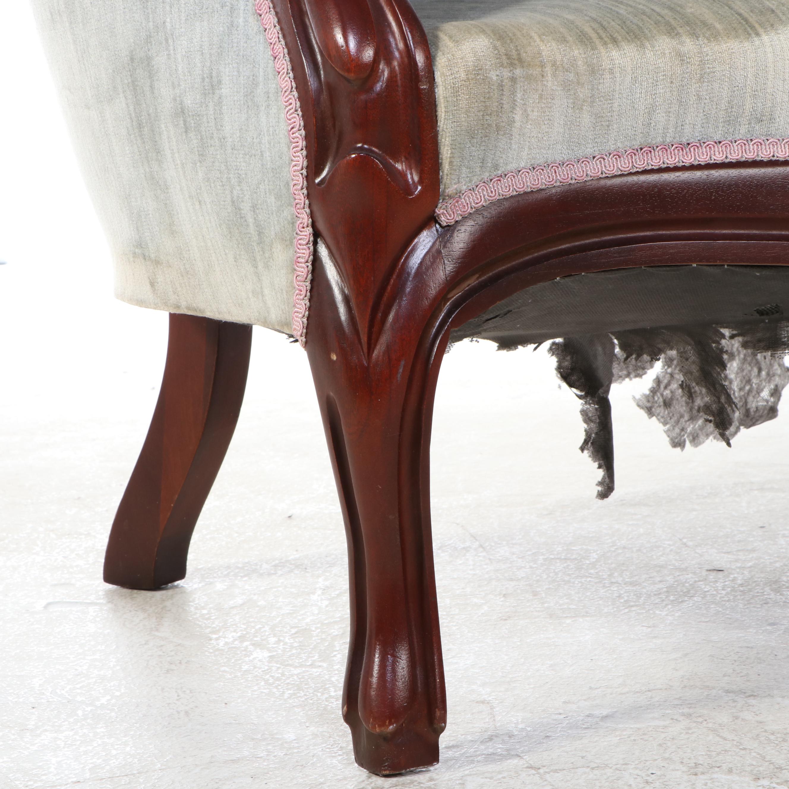 American Furniture Galleries Victorian Rococo Revival Style Settees