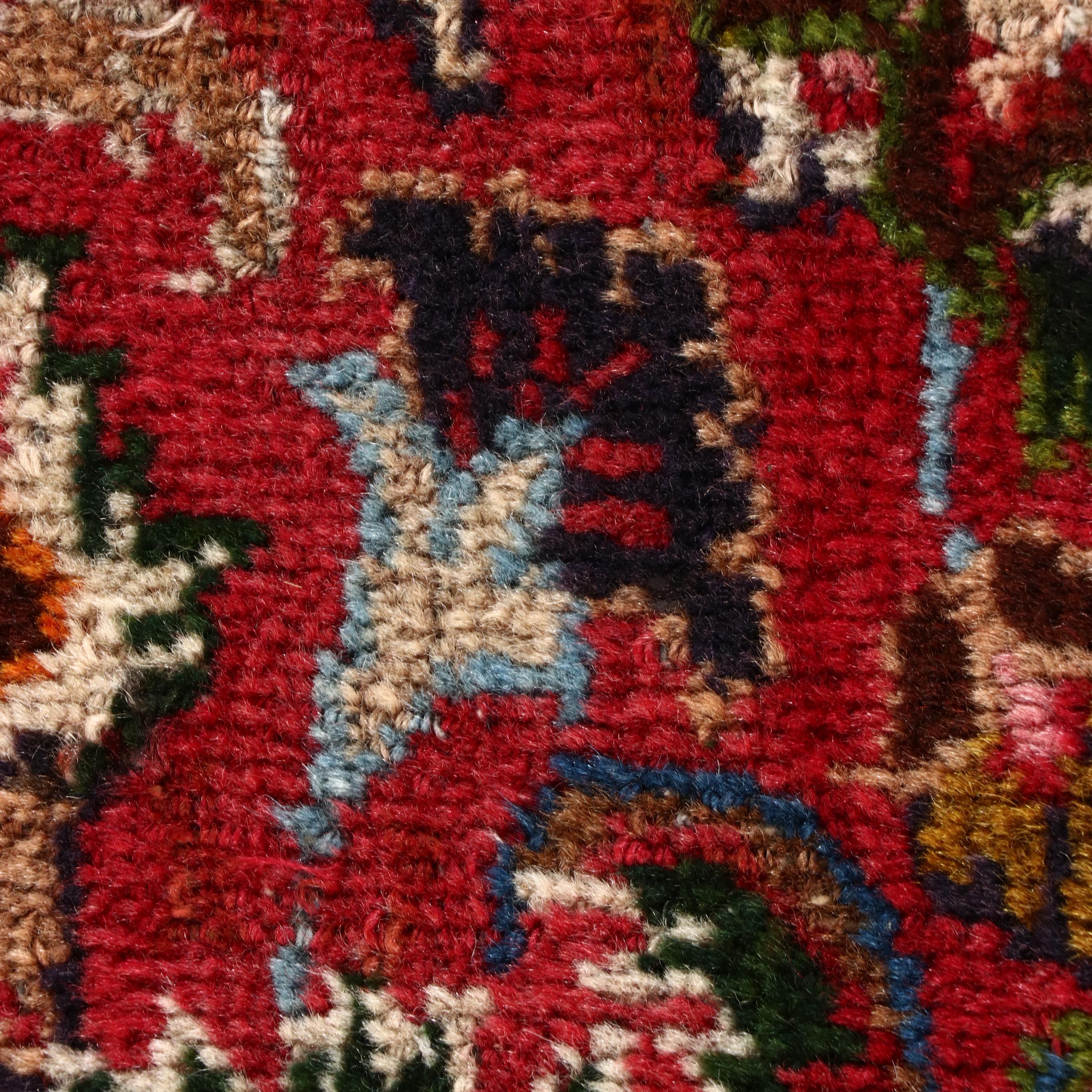 9'8 x 12'5 Hand-Knotted Persian Kashan Room Sized Rug