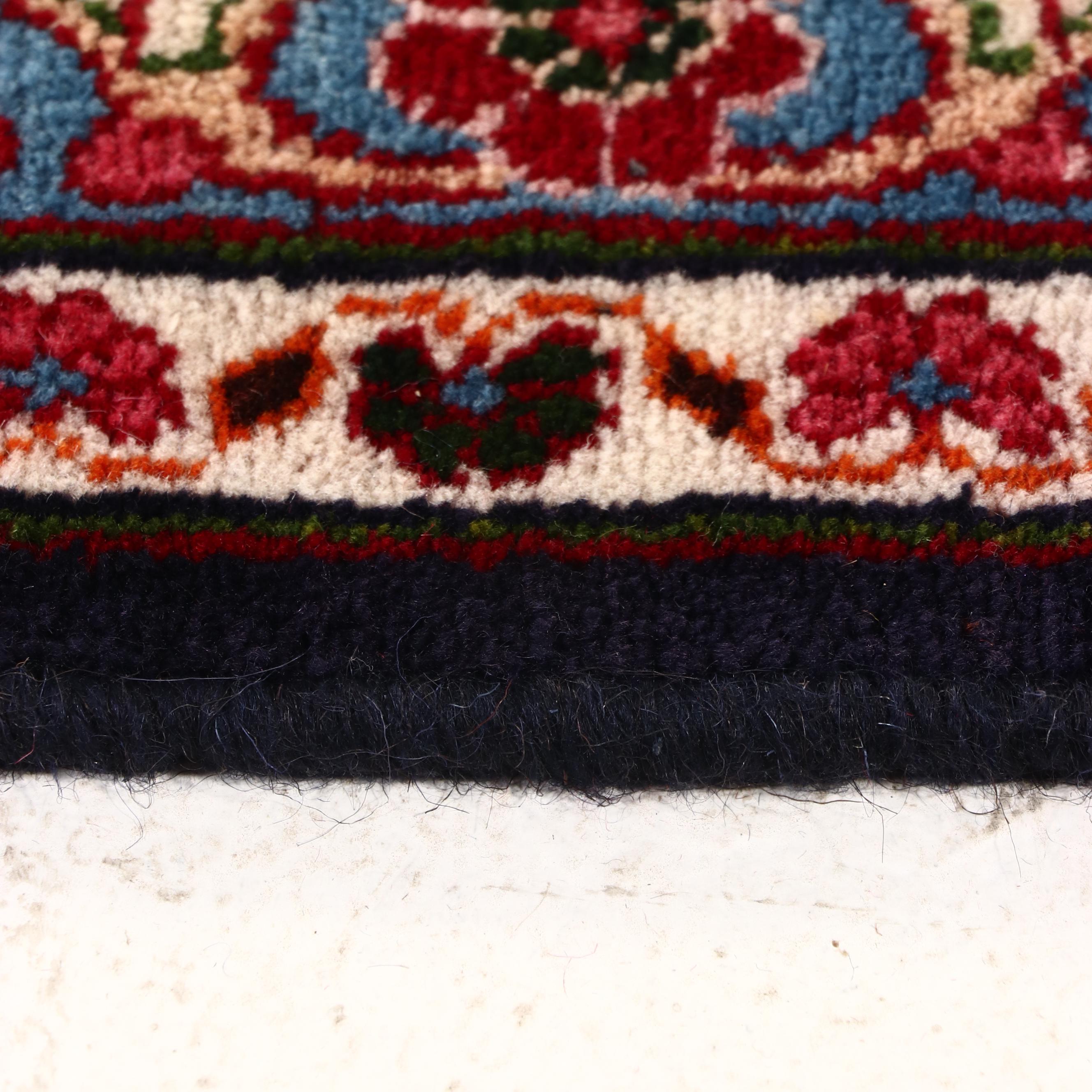 9'8 x 12'5 Hand-Knotted Persian Kashan Room Sized Rug