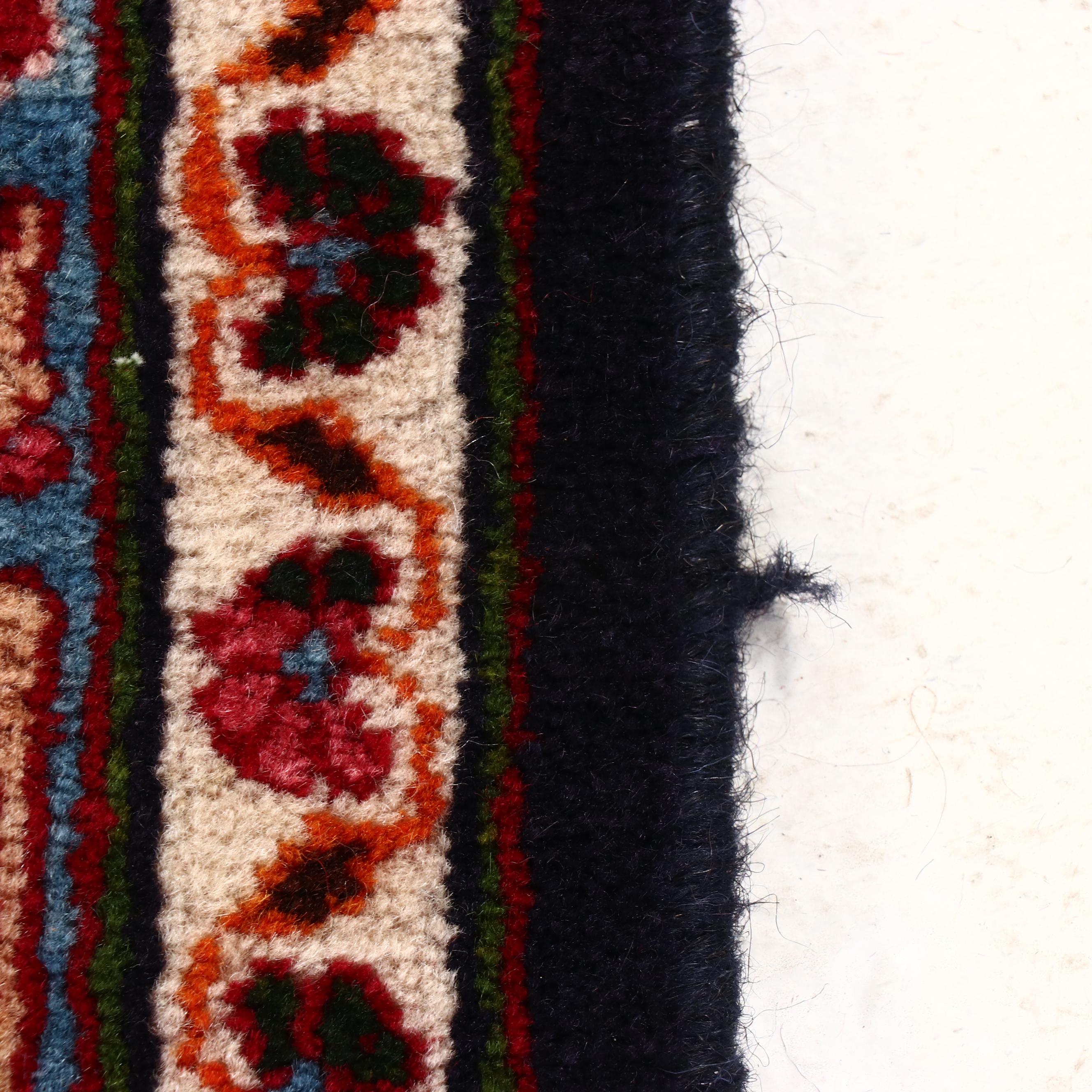 9'8 x 12'5 Hand-Knotted Persian Kashan Room Sized Rug