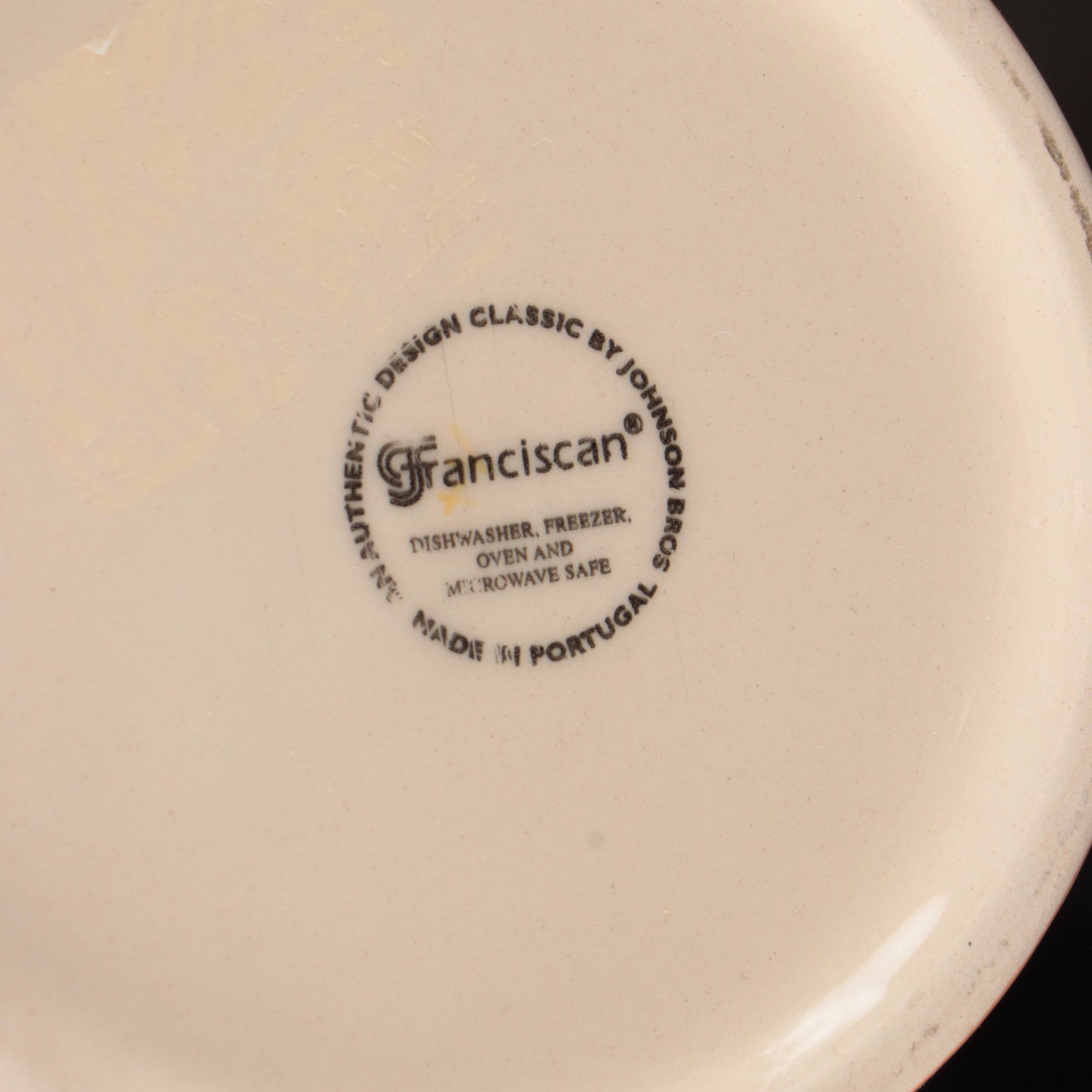 Franciscan "Apple"Serving Pieces and Tumblers, Mid to Late 20th Century