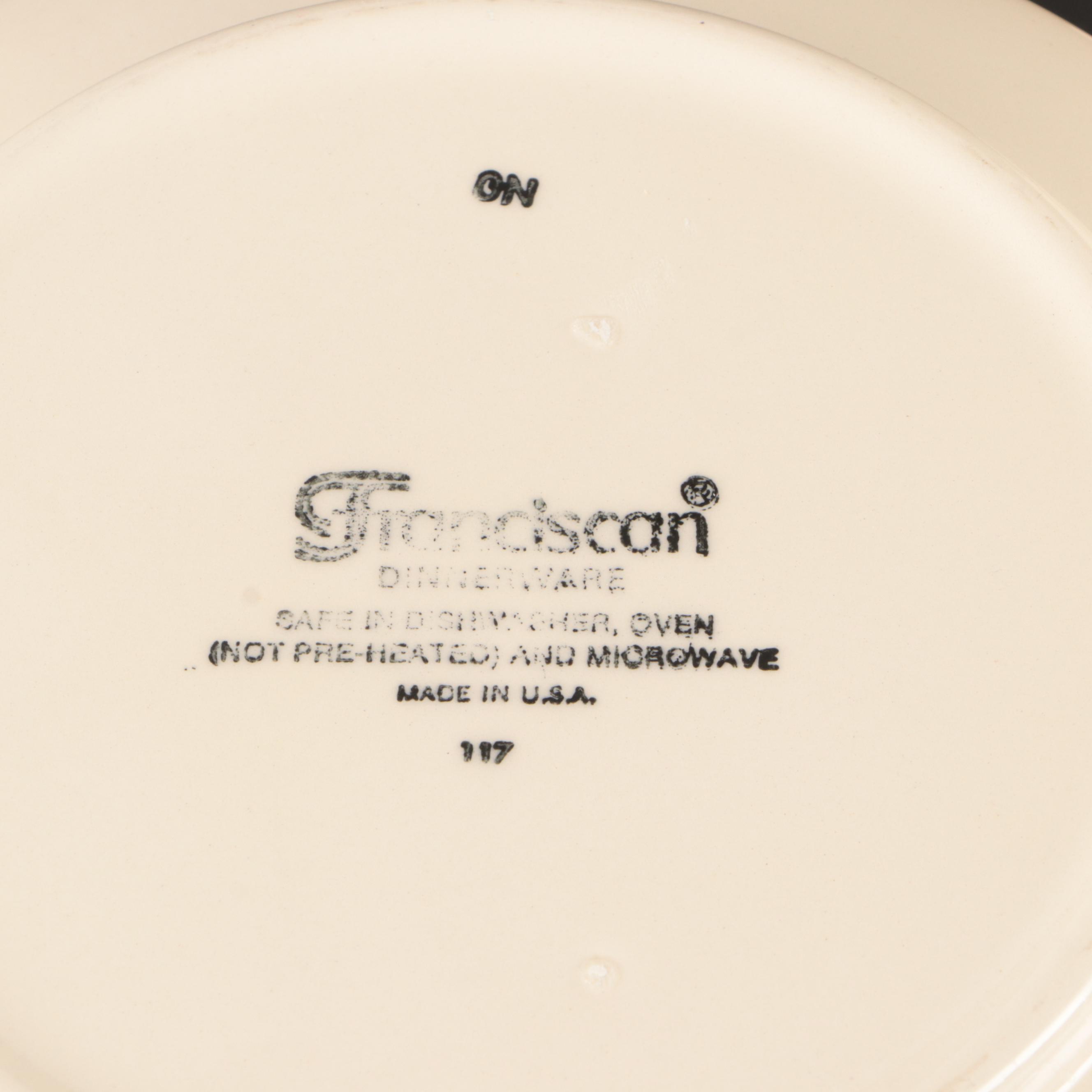 Franciscan "Apple"Serving Pieces and Tumblers, Mid to Late 20th Century