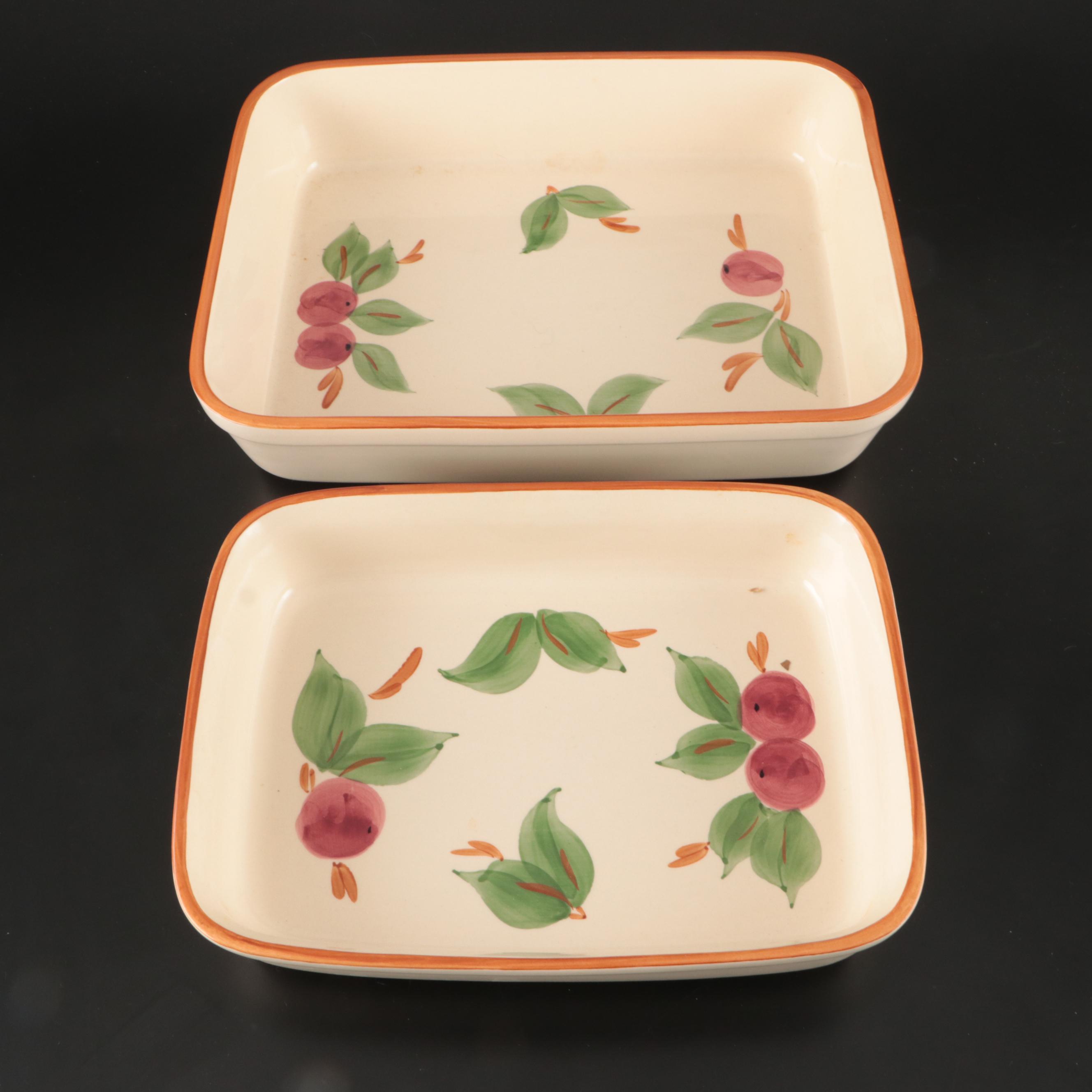 Franciscan "Apple"Serving Pieces and Tumblers, Mid to Late 20th Century