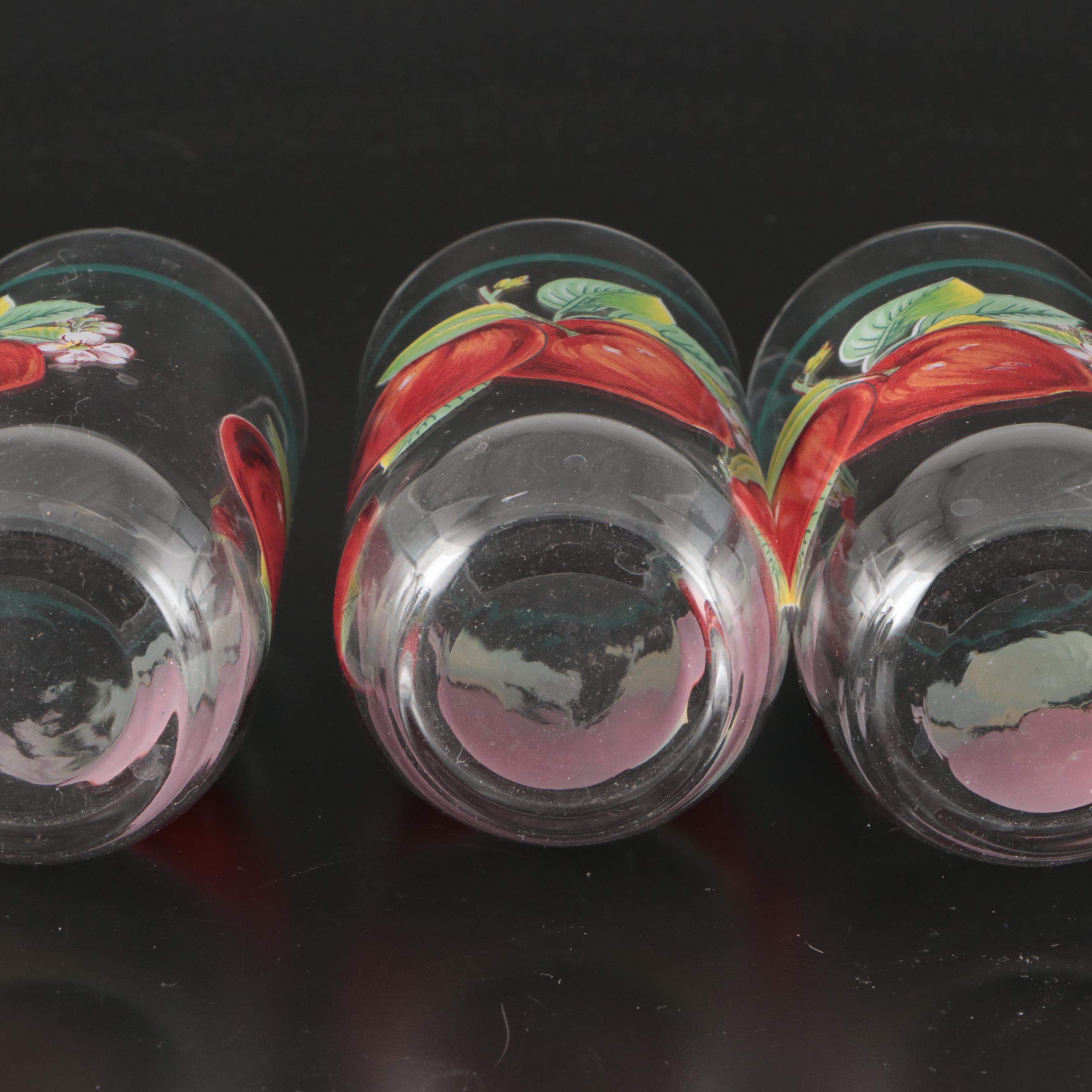 Franciscan "Apple"Serving Pieces and Tumblers, Mid to Late 20th Century