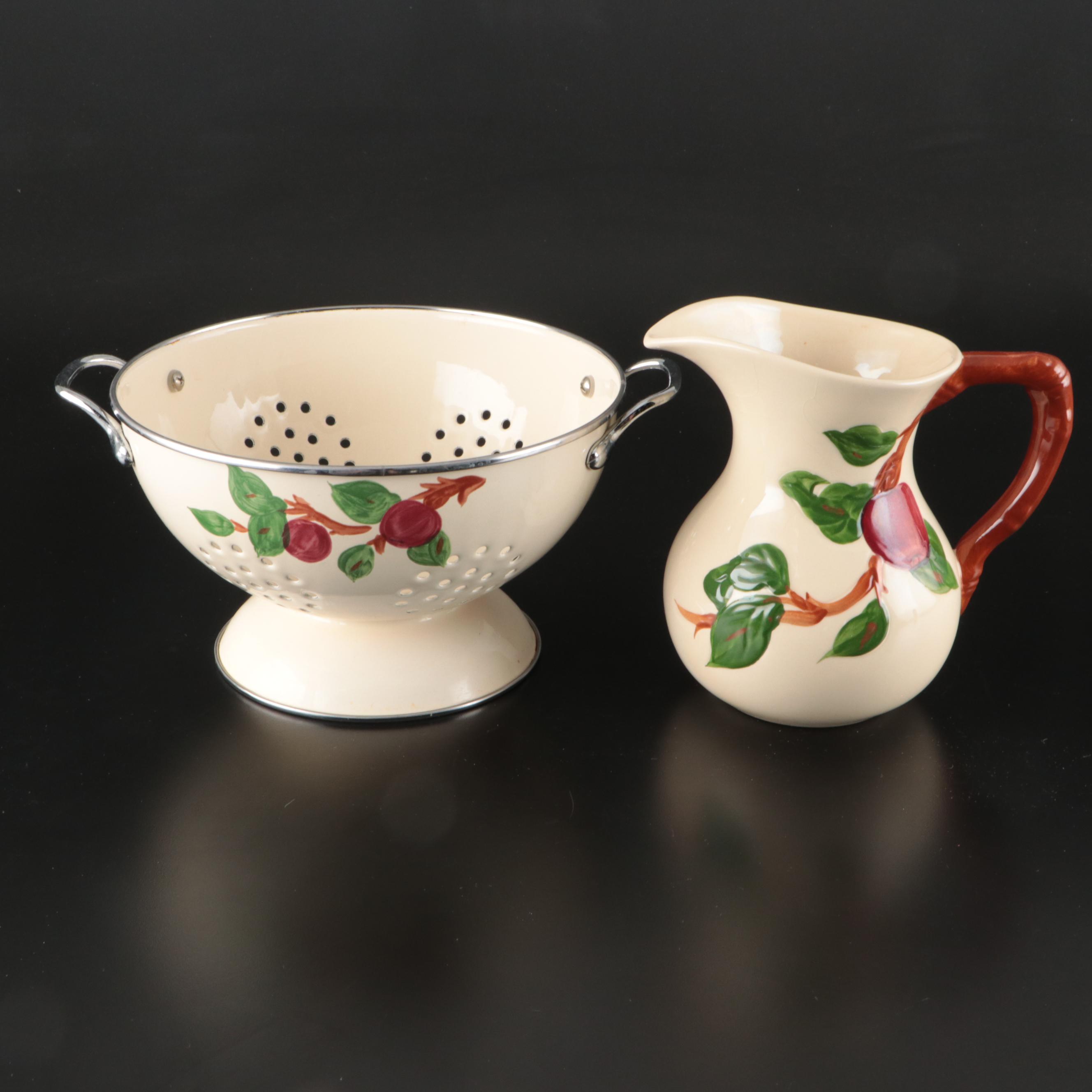 Franciscan "Apple"Serving Pieces and Tumblers, Mid to Late 20th Century