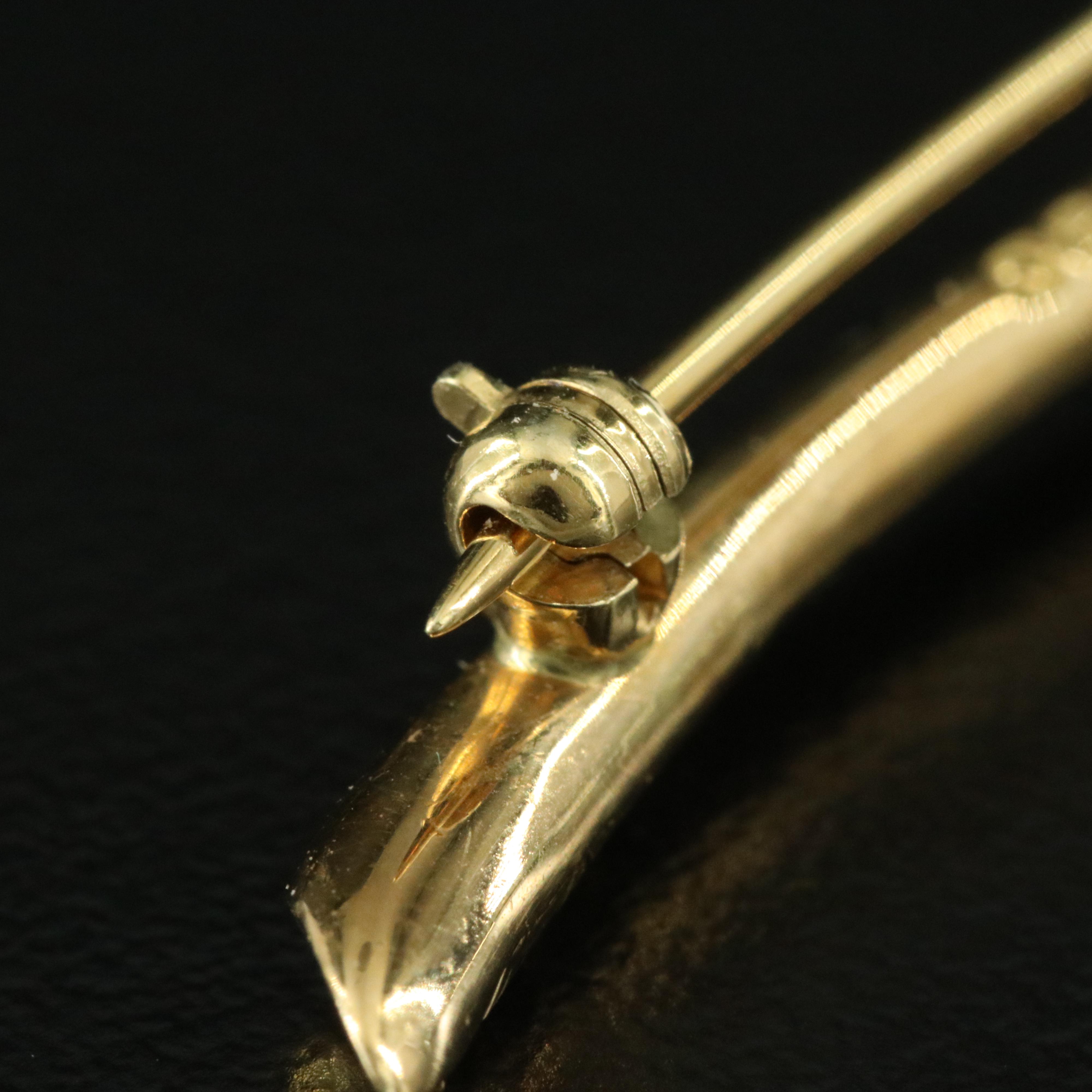 Tiffany & Co. 18K and Diamond Ginkgo Leaf Brooch