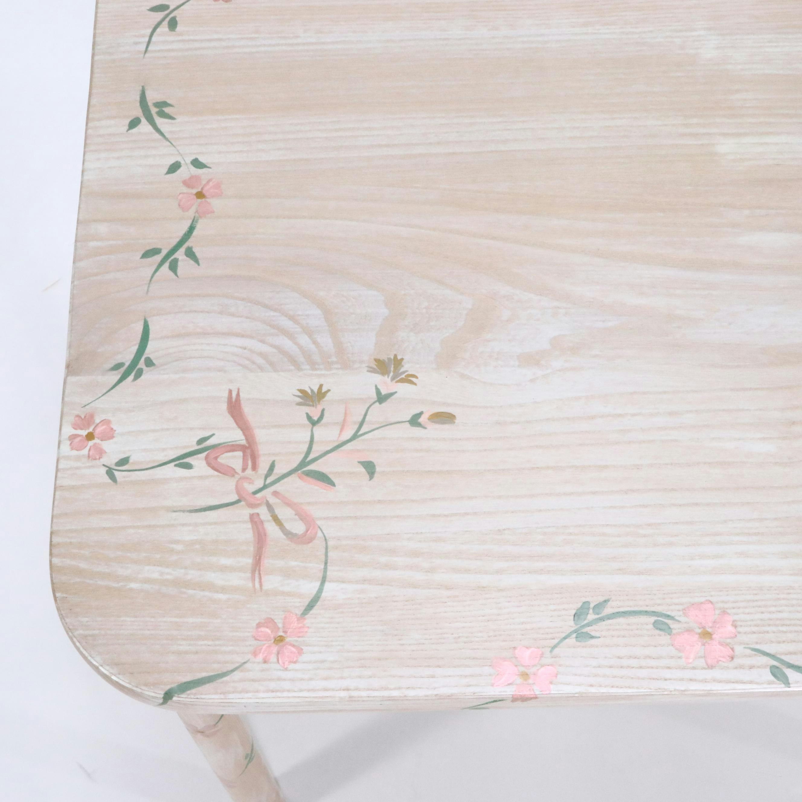 Union City Chair Child Size Paint-Decorated Wood Three-Piece Dining Set