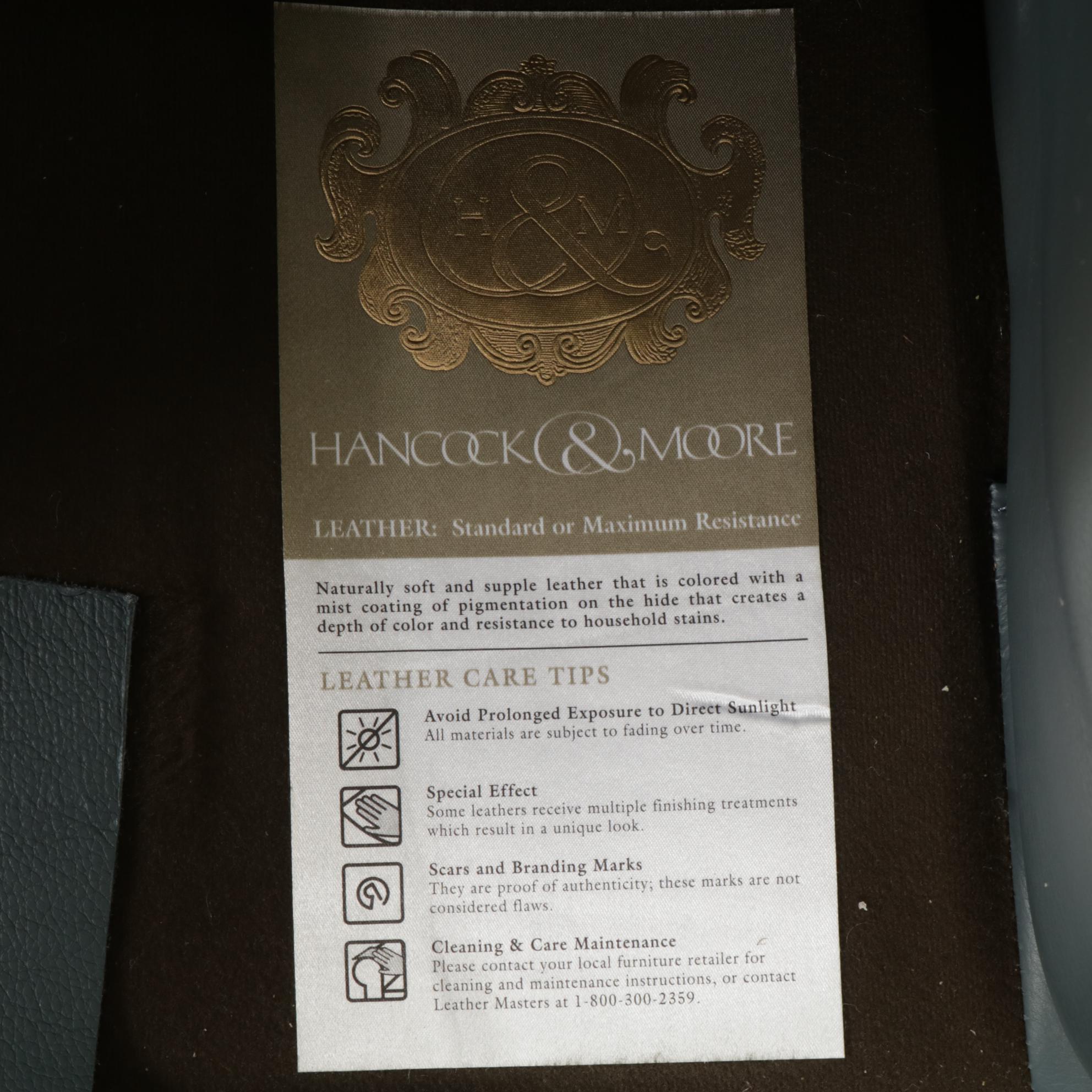 Hancock & Moore Leather Upholstered Office Chair